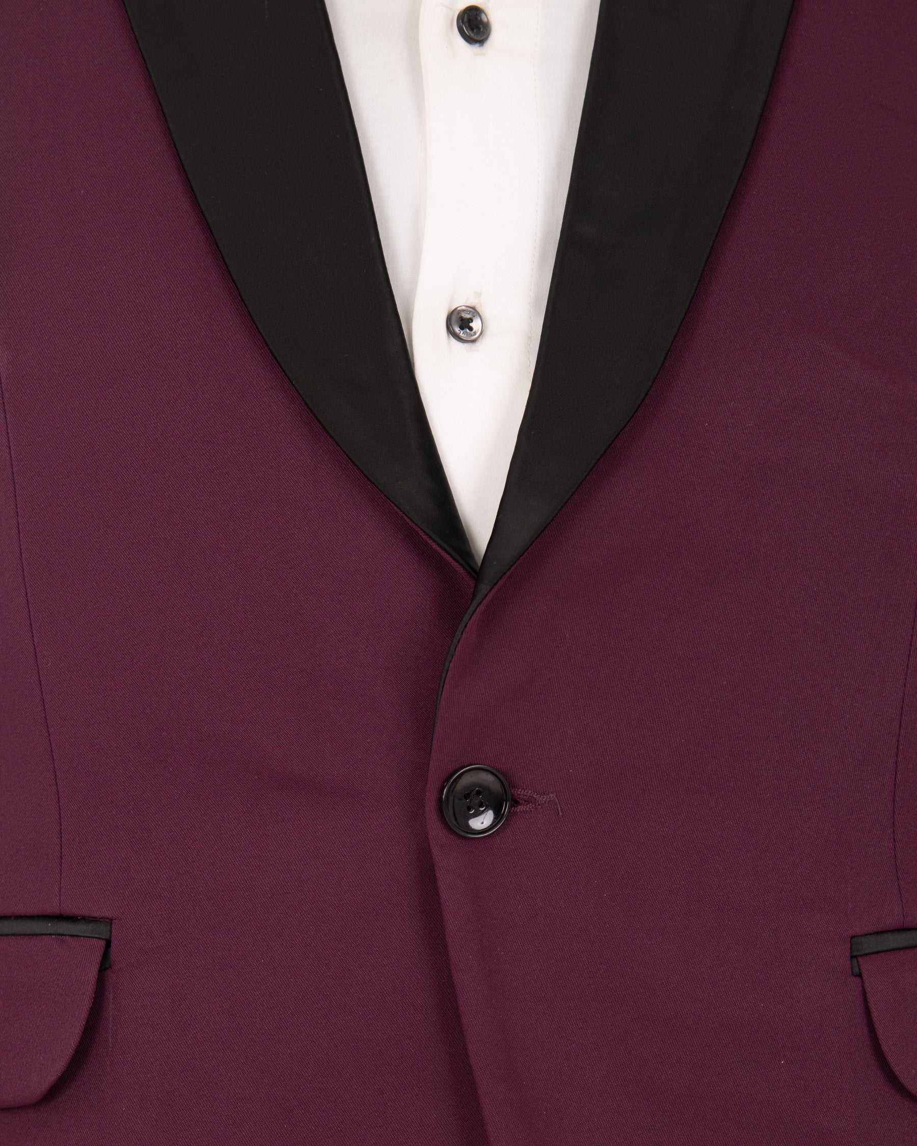 Wine Berry Woolrich Tuxedo Blazer