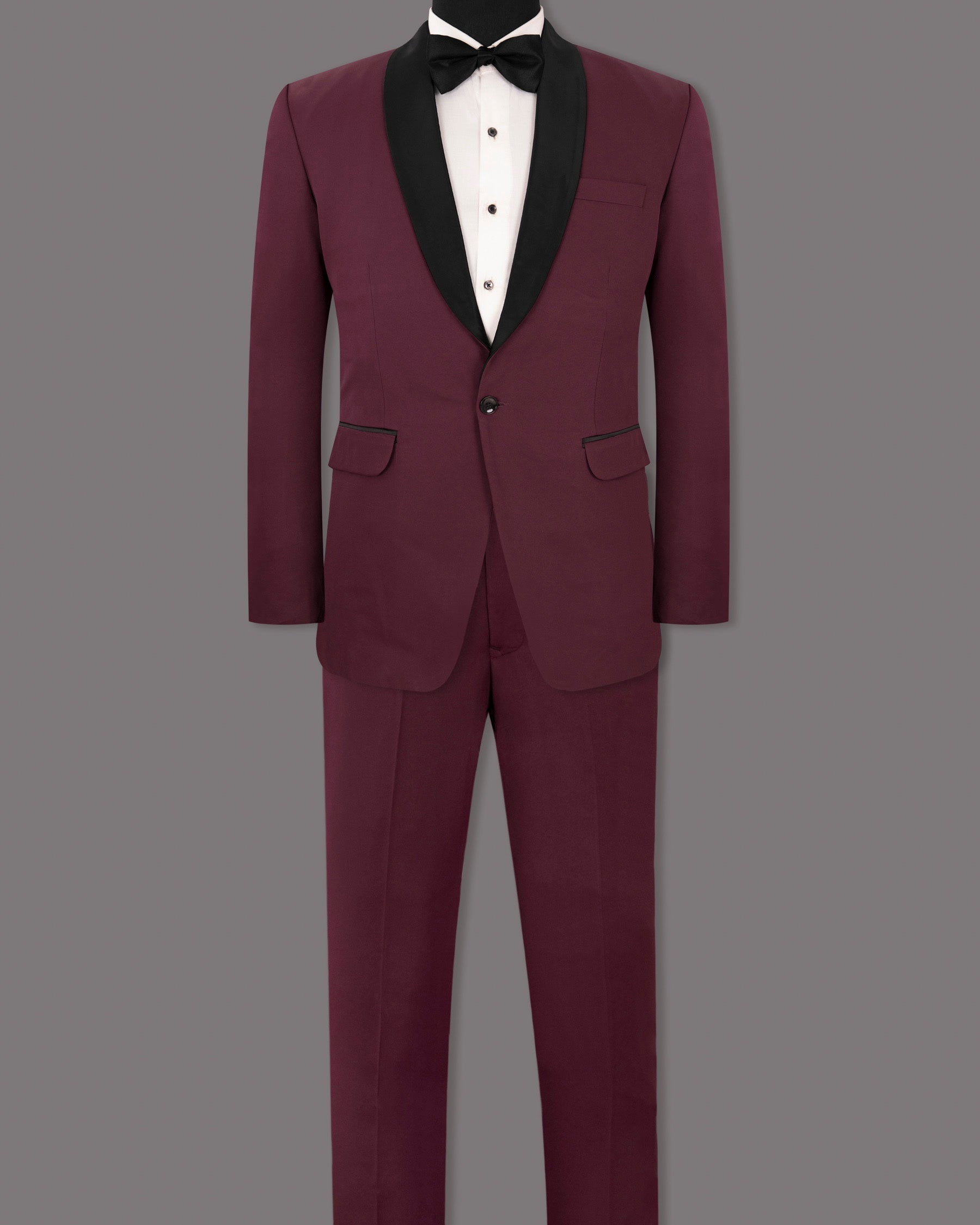 Wine Berry Woolrich Tuxedo Blazer