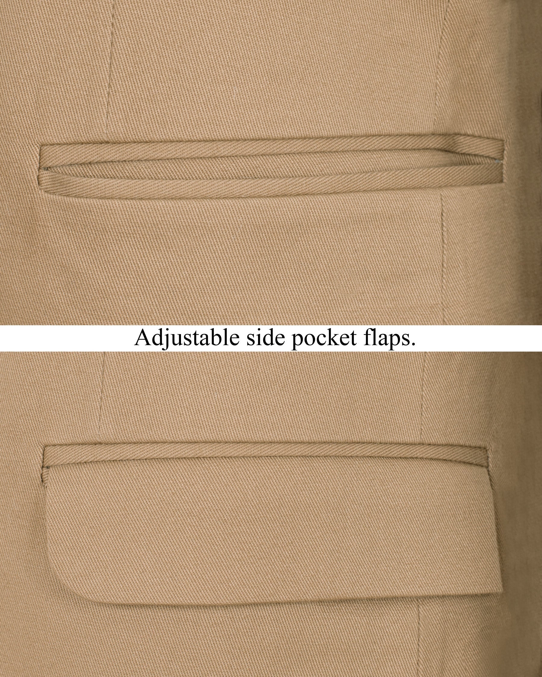 Mongoose Cream Premium Cotton Blazer
