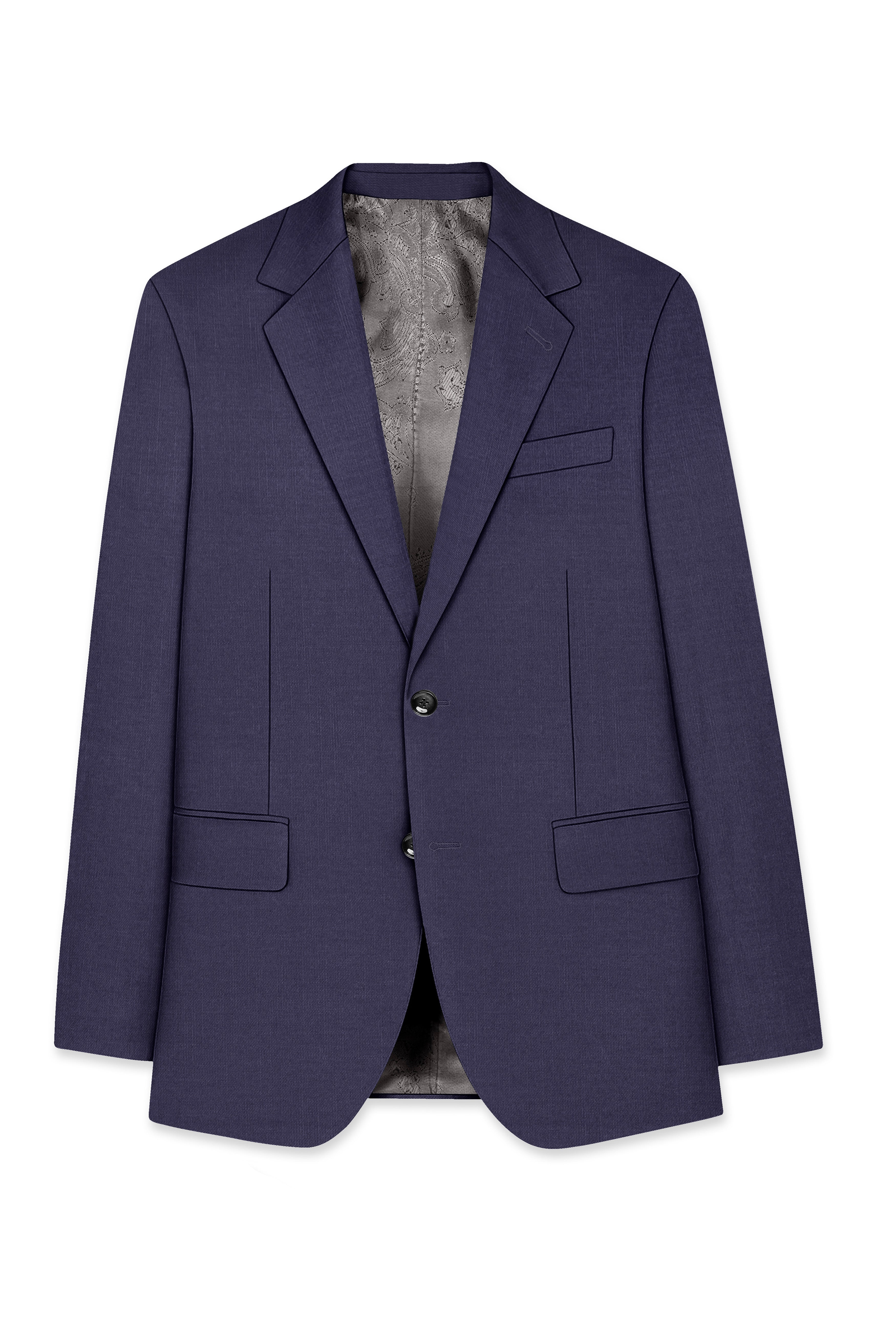 Mulled Grey Wool Rich Blazer