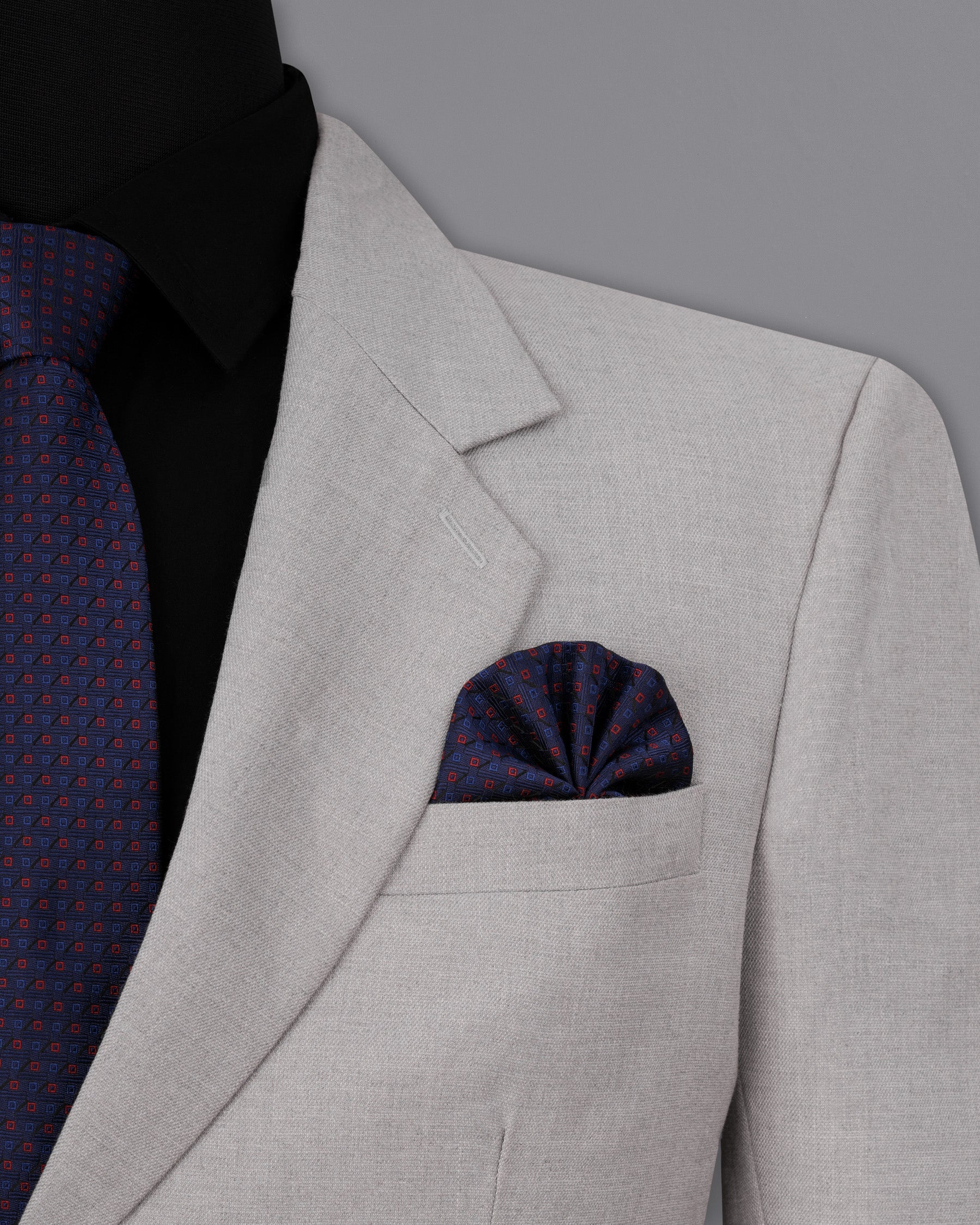 Nobel Gray Single Breasted Blazer