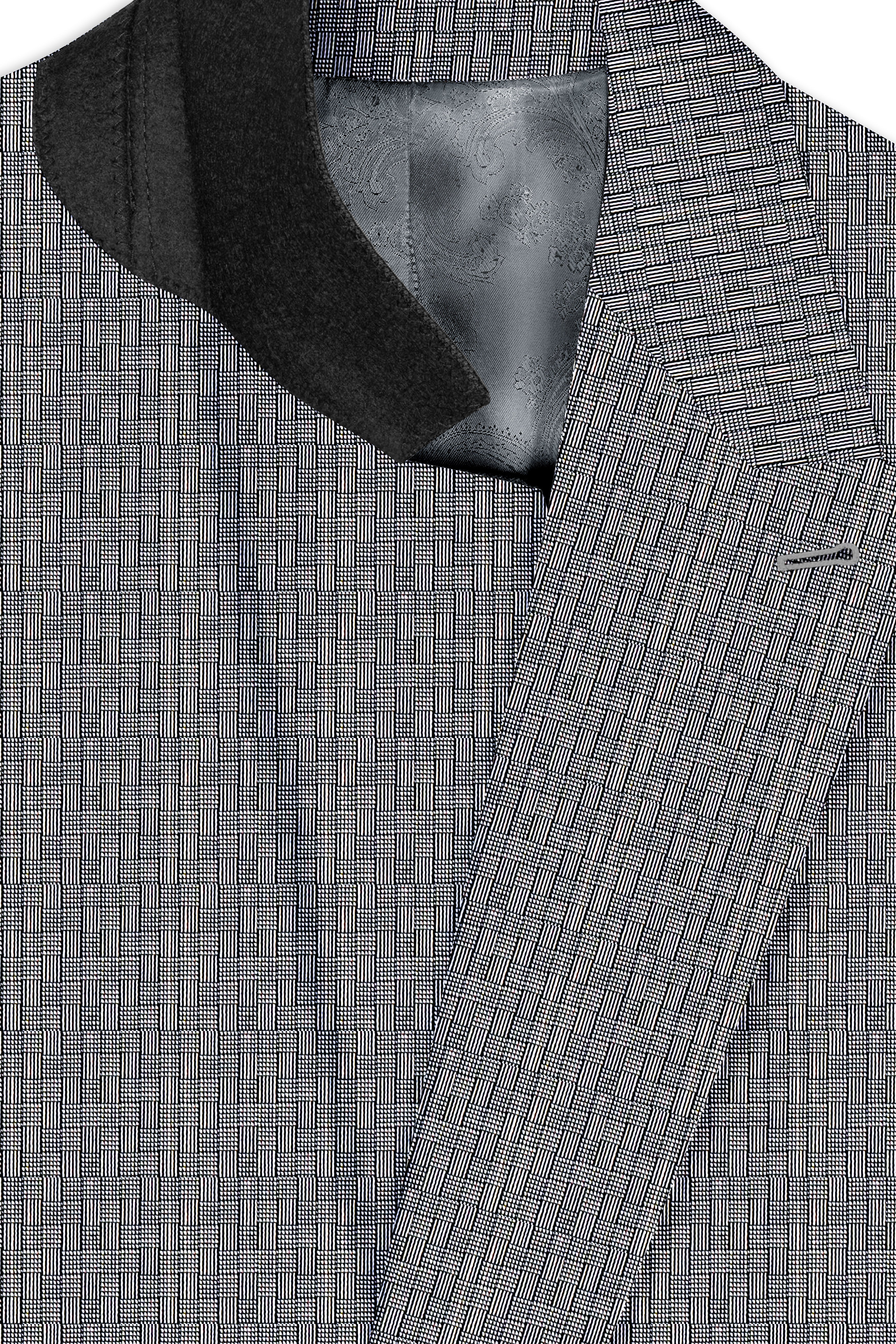 Mobster Gray Double Breasted Blazer