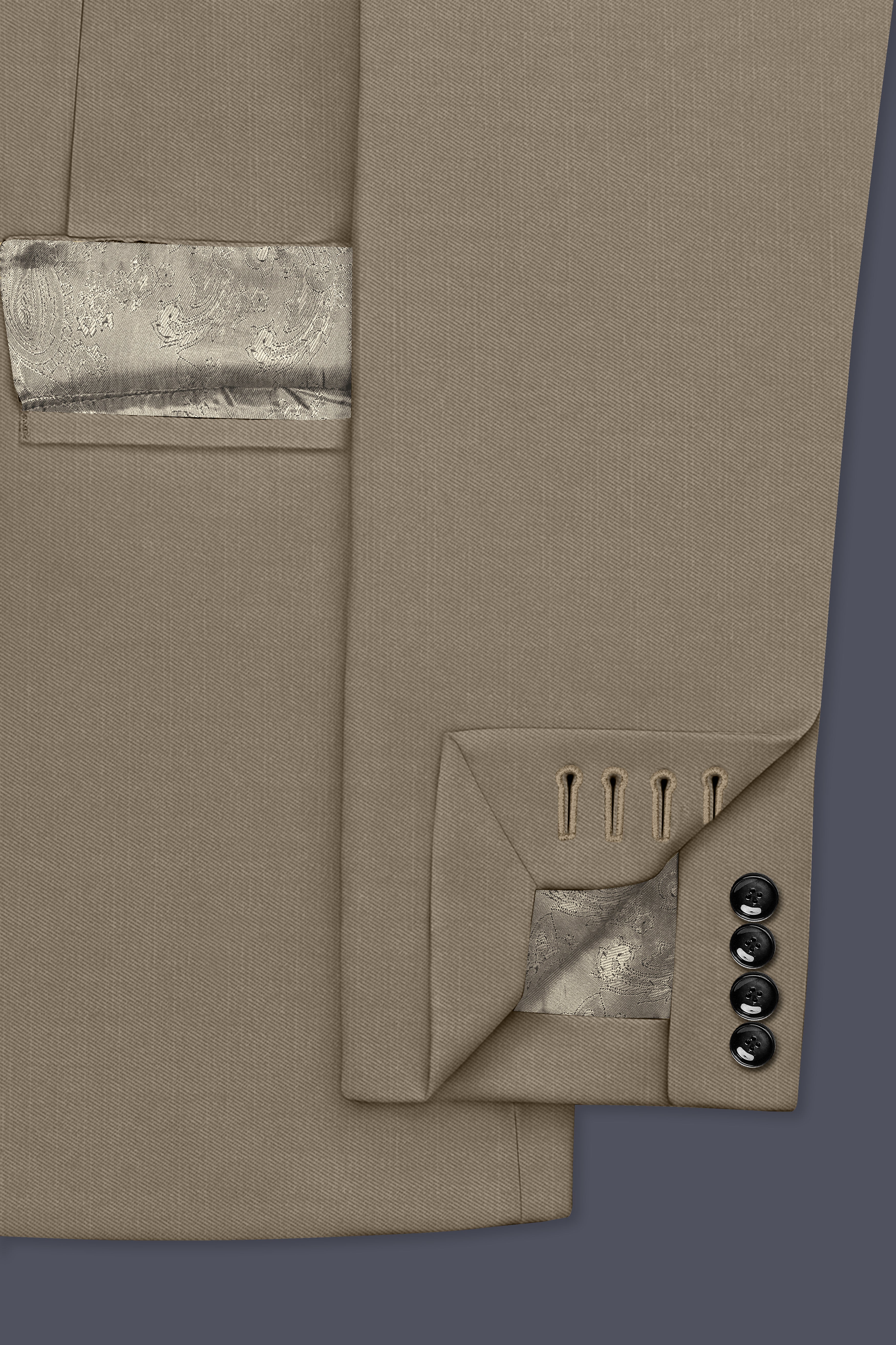 Stonewall Brown Double Breasted Blazers