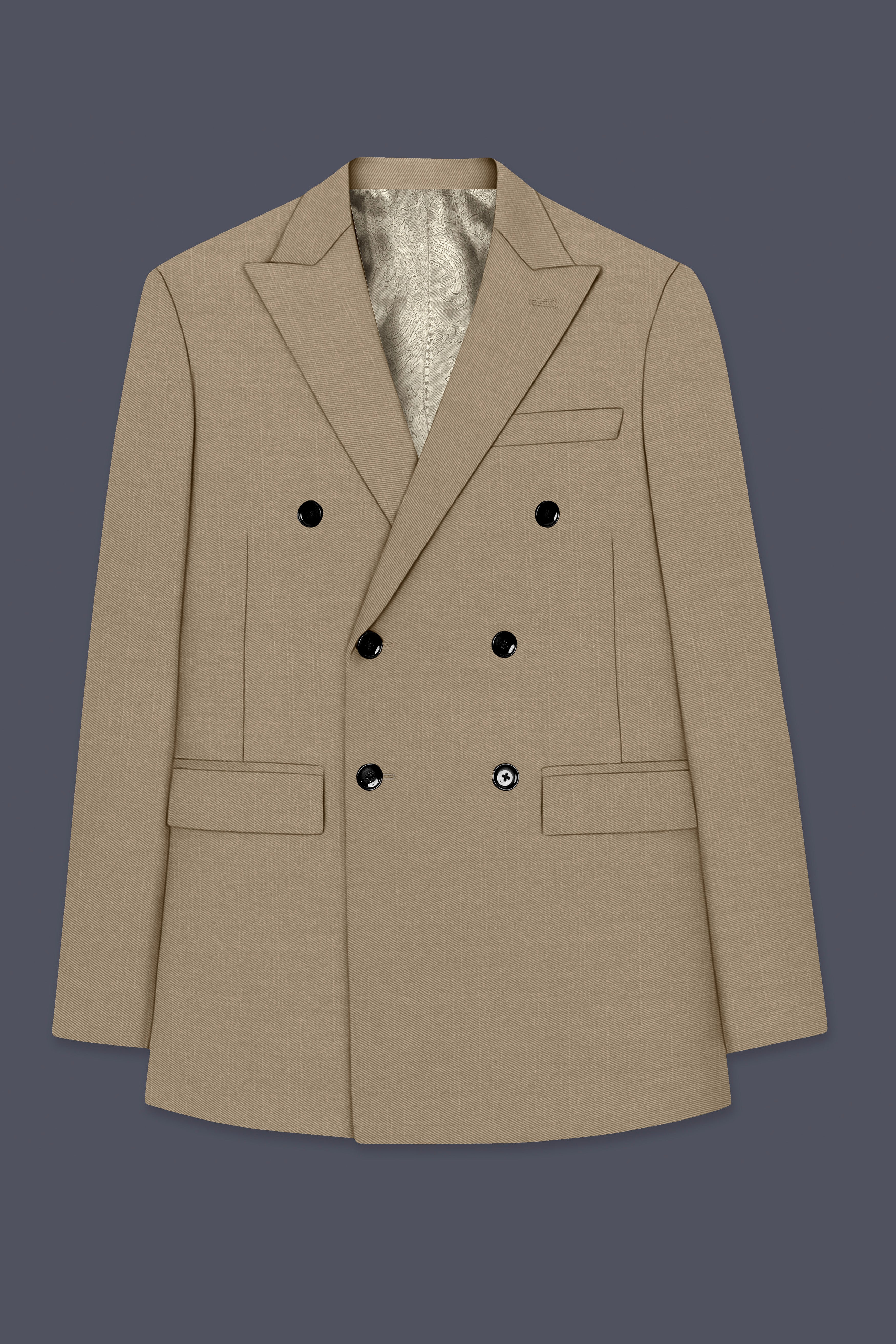 Stonewall Brown Double Breasted Blazers