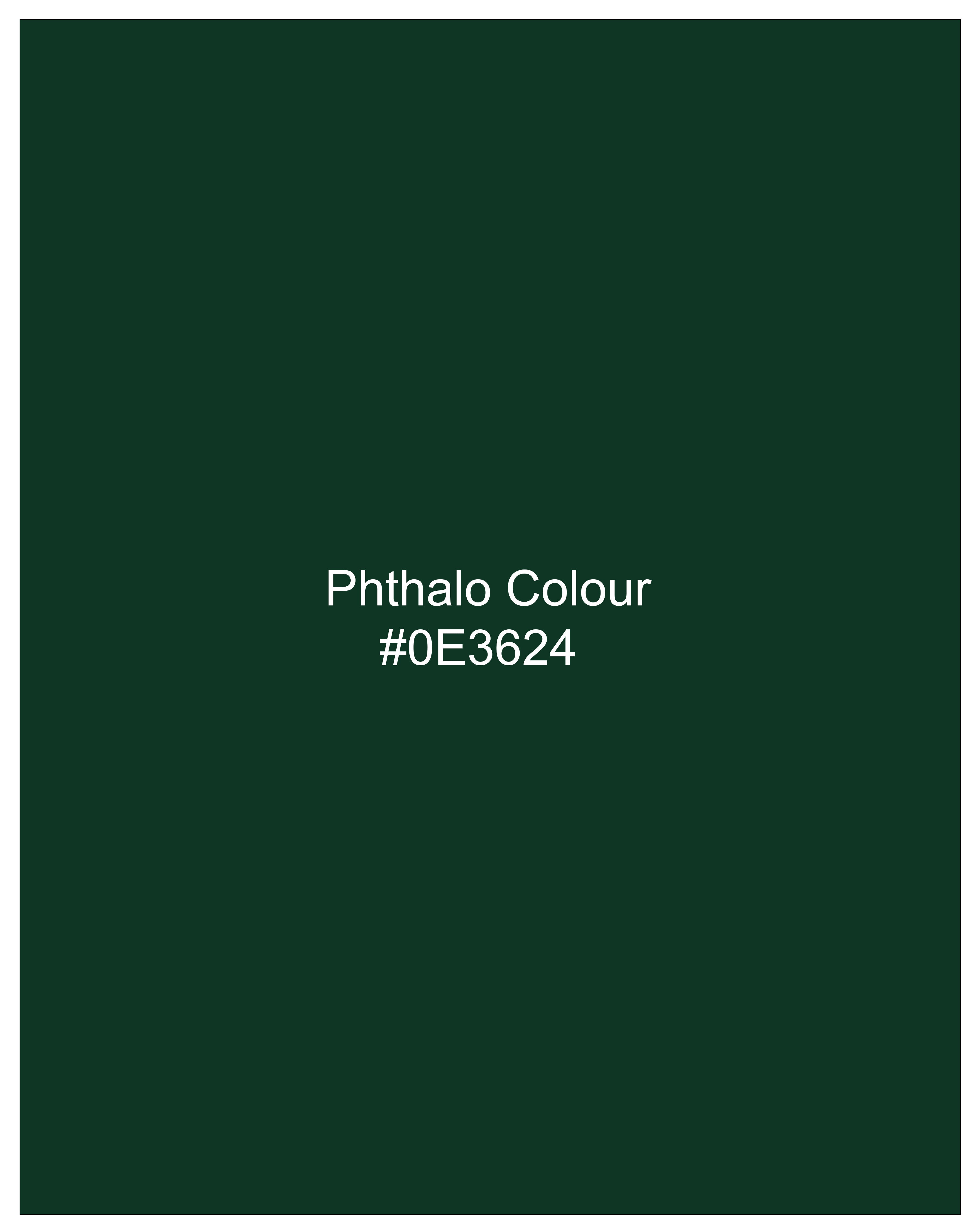 Phthalo Green Velvet Tuxedo Designer Blazer