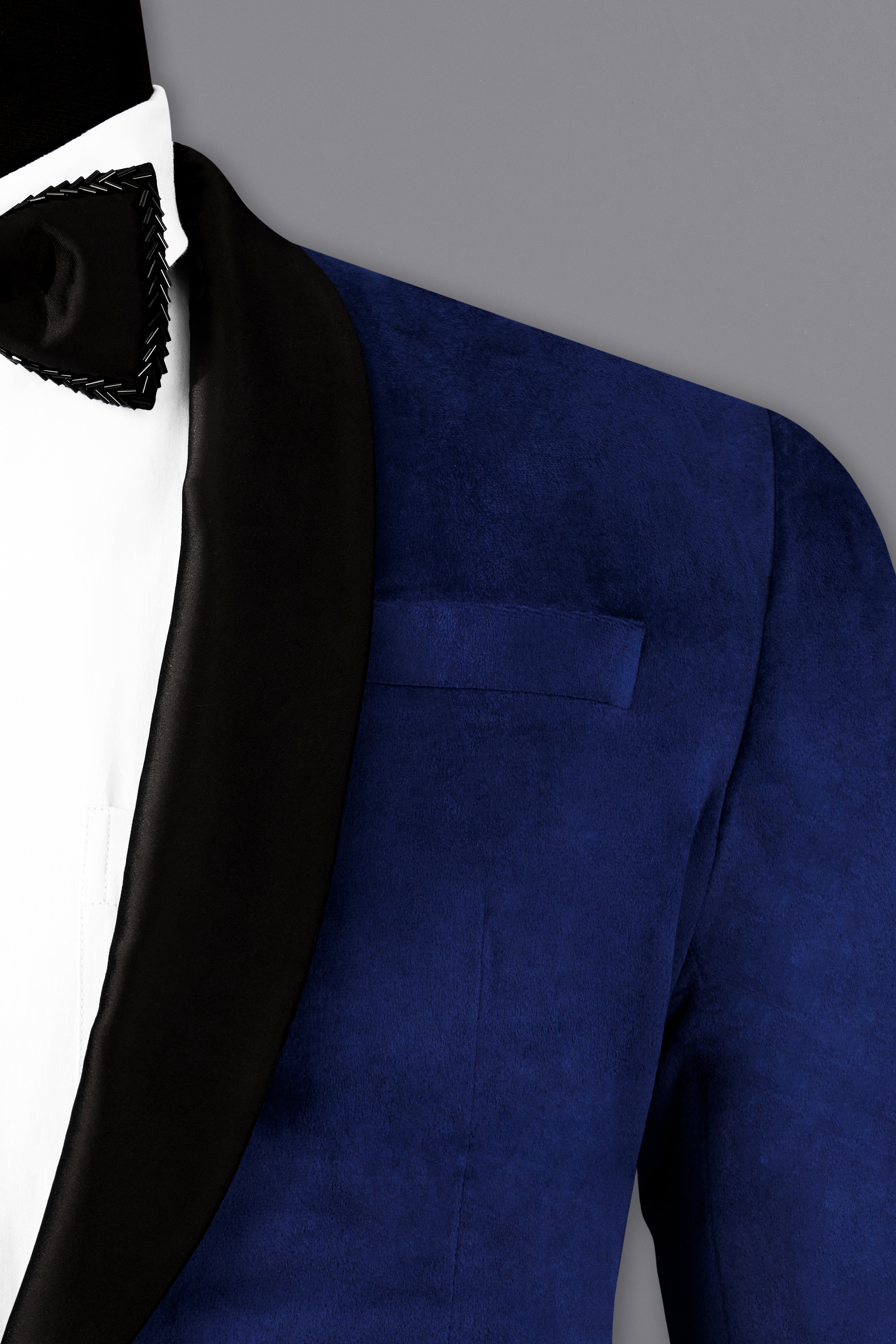 Blue Velvet Tuxedo Designer Blazer