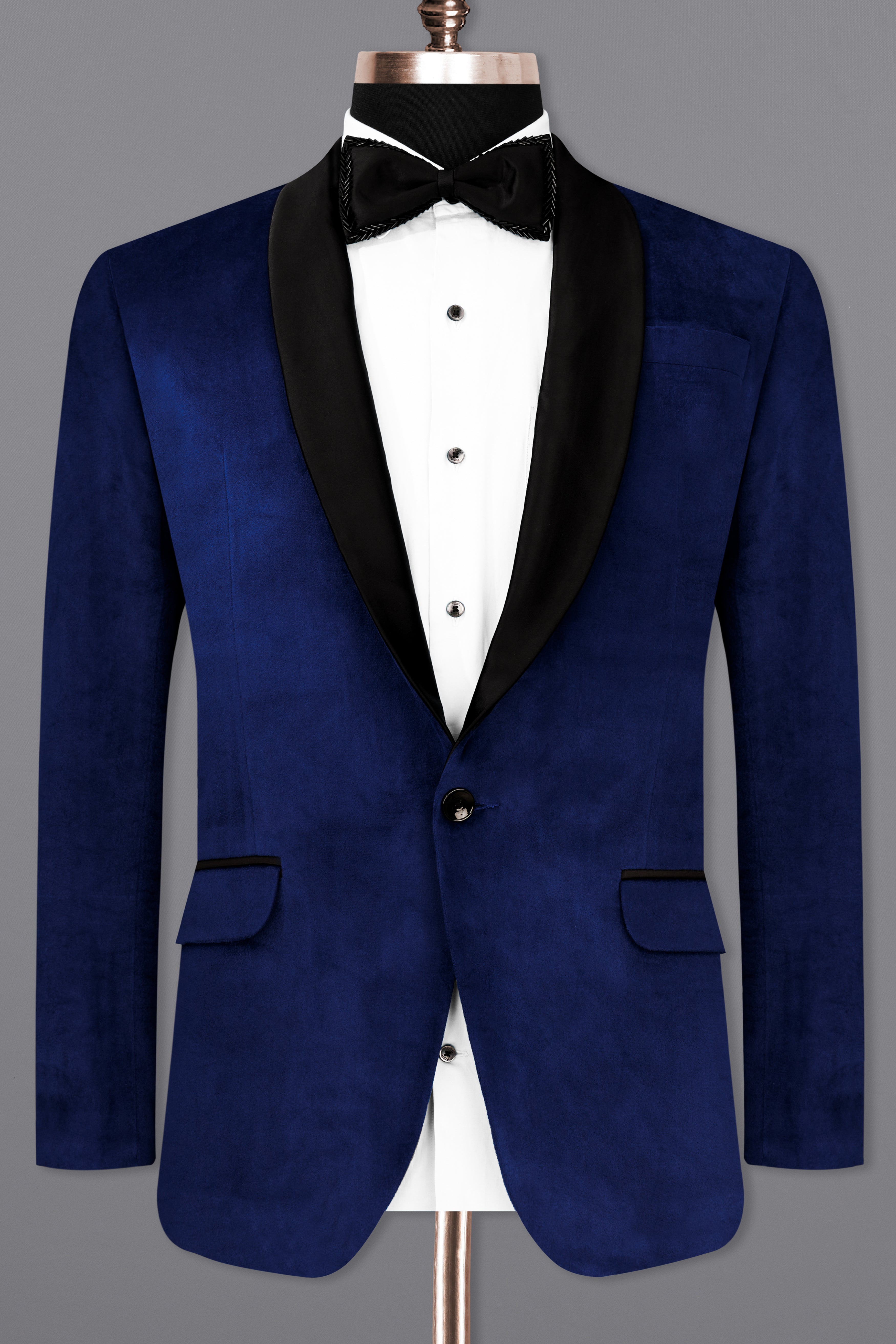 Blue Velvet Tuxedo Designer Blazer