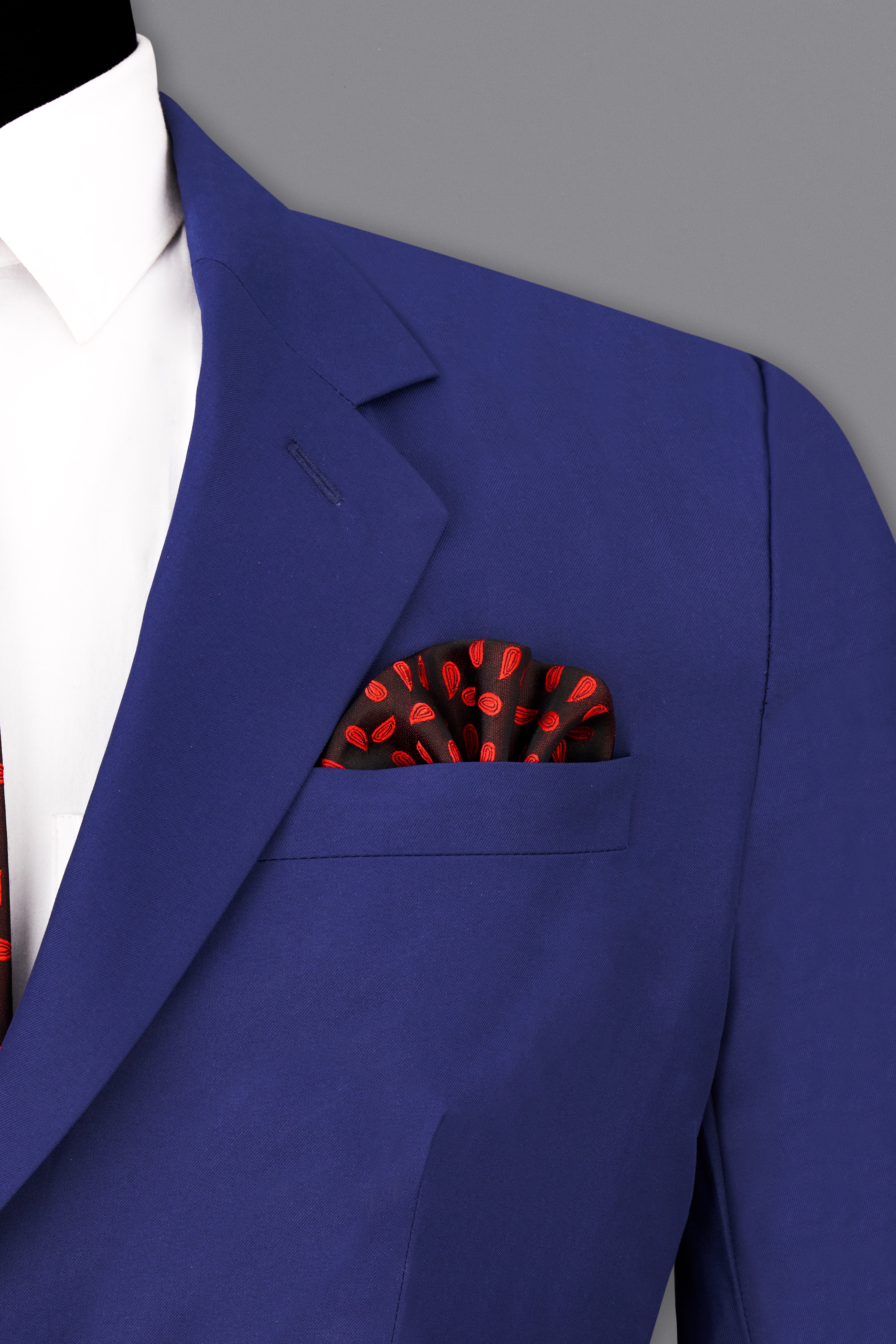 Royal Blue Single Breasted Blazer