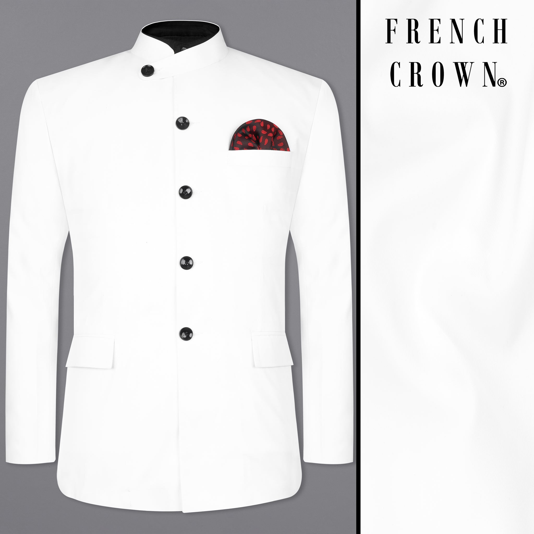 Jaipur Cotton White Blazer