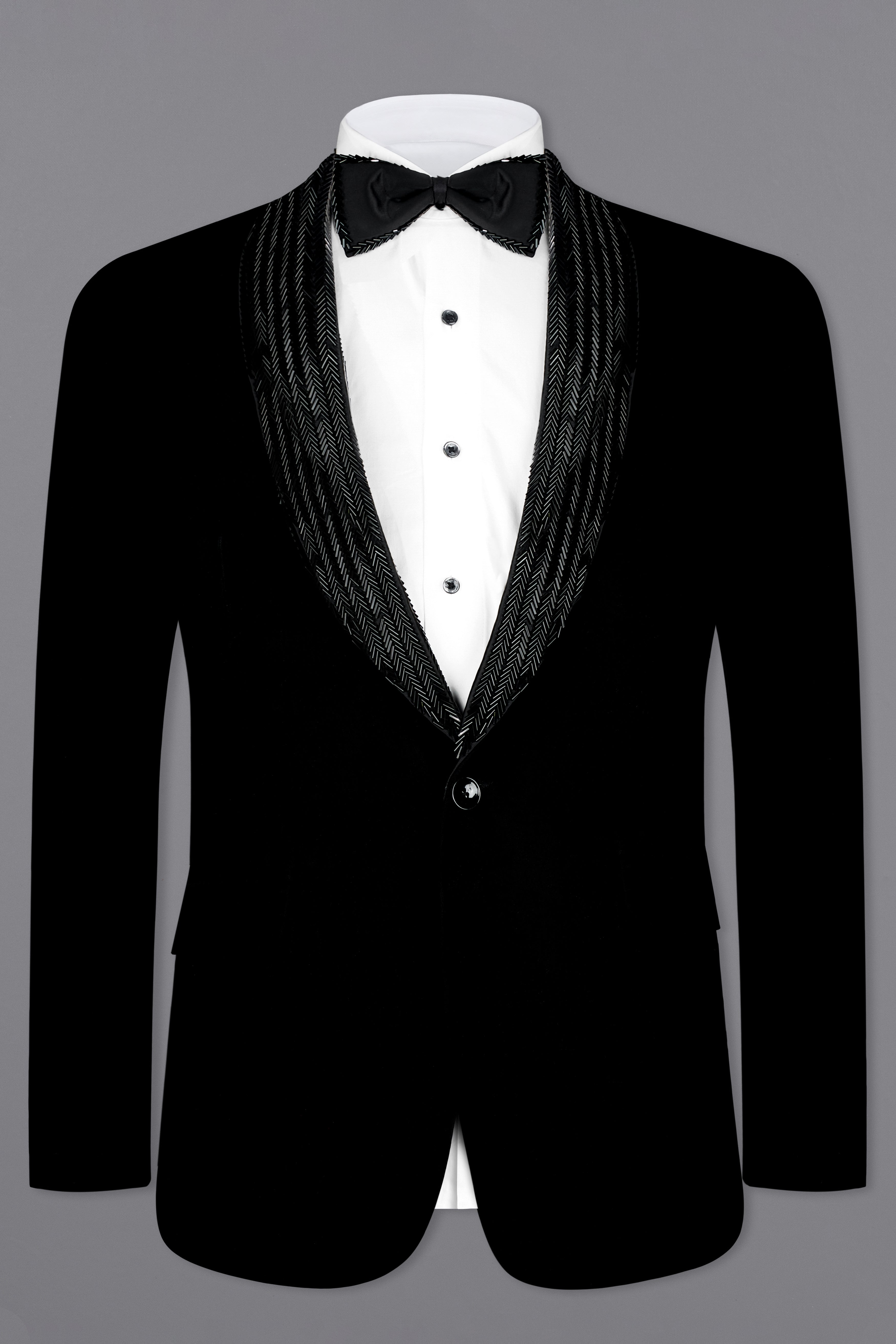 Noirex-Korean Black (The Best Black We Have) 4-Way Stretch Designer Blazer