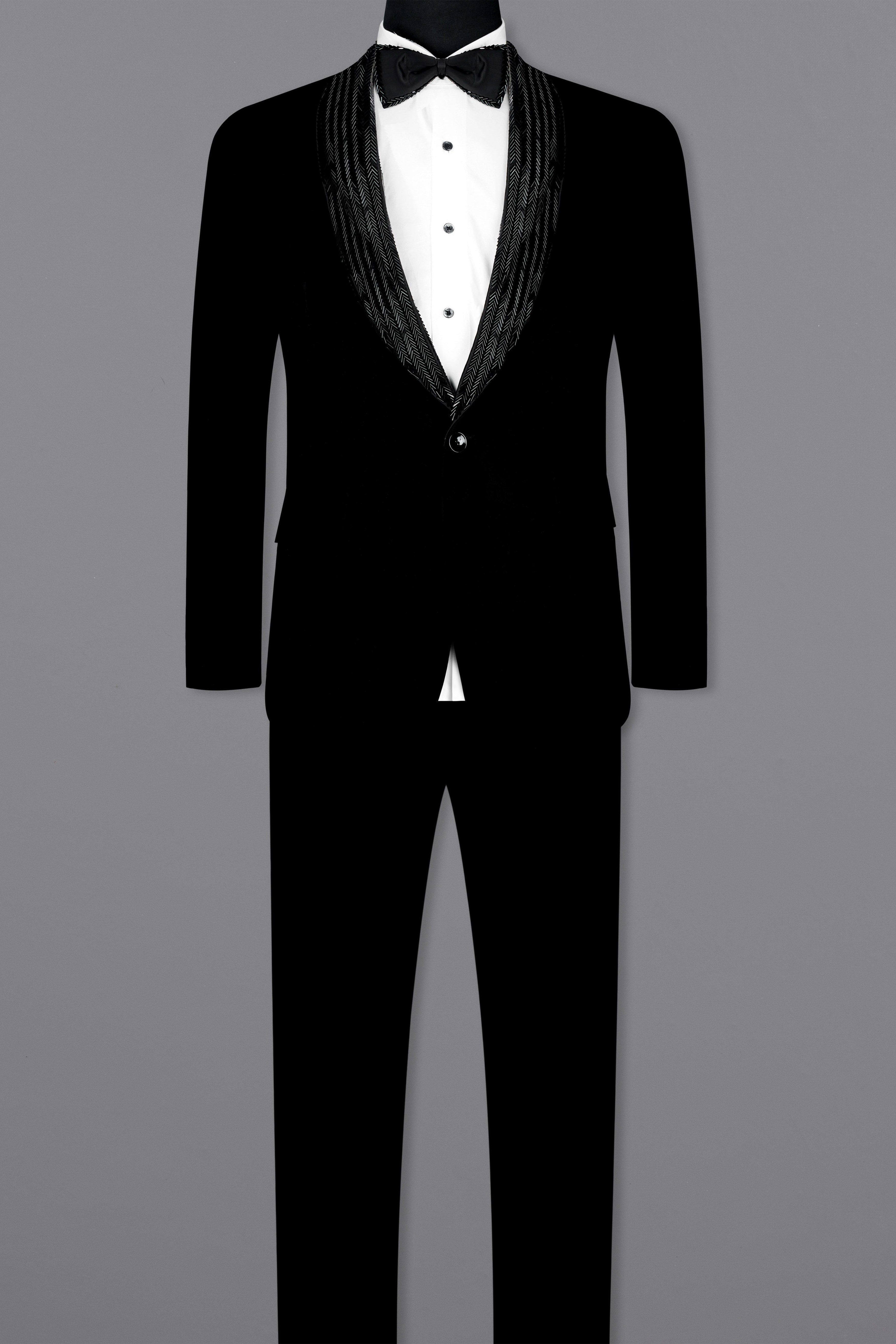 Noirex-Korean Black (The Best Black We Have) 4-Way Stretch Designer Blazer
