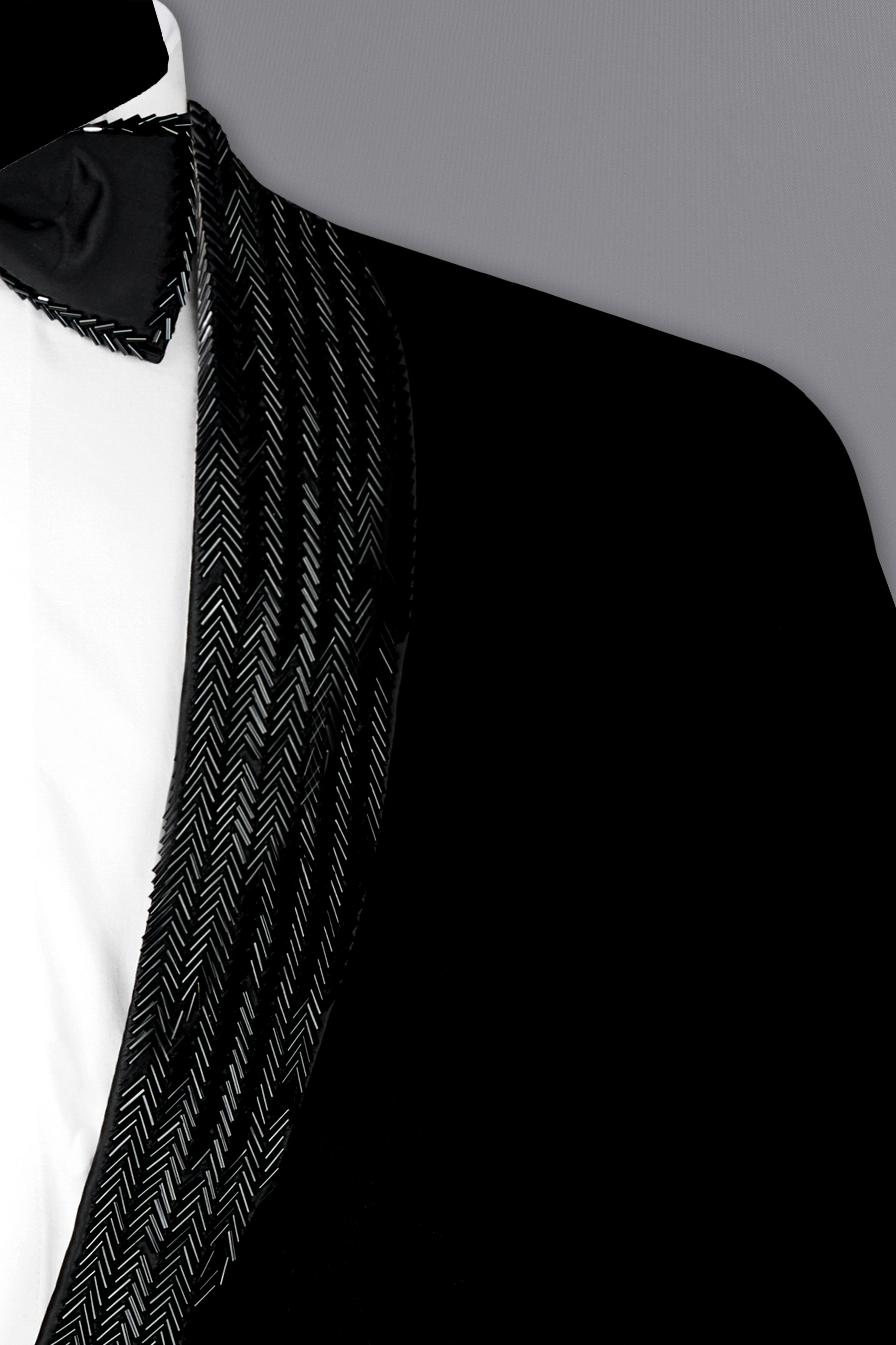 Noirex-Korean Black (The Best Black We Have) 4-Way Stretch Designer Blazer