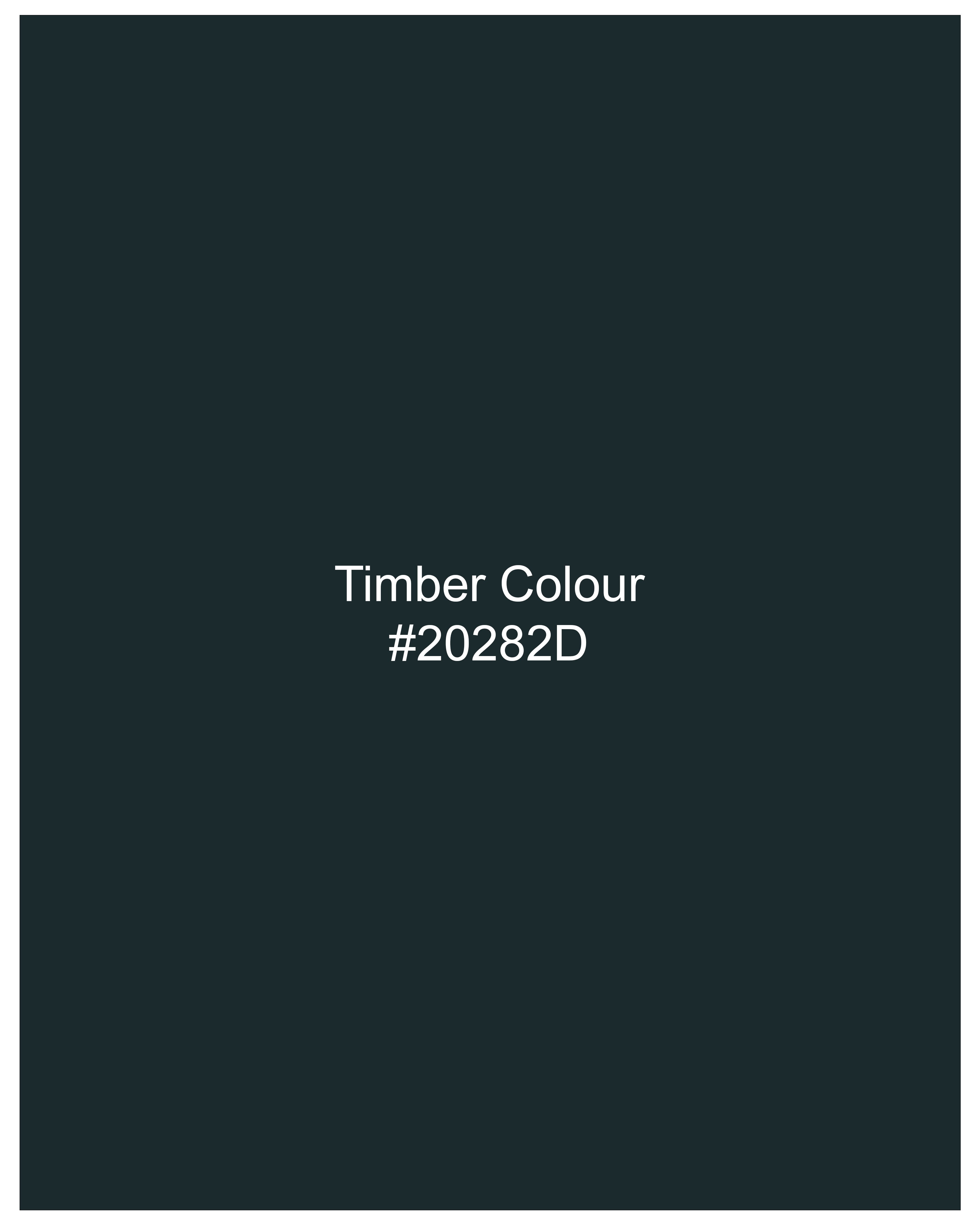Timber Sea Green Solid Stretchable Premium Cotton Double Breasted traveler Blazer