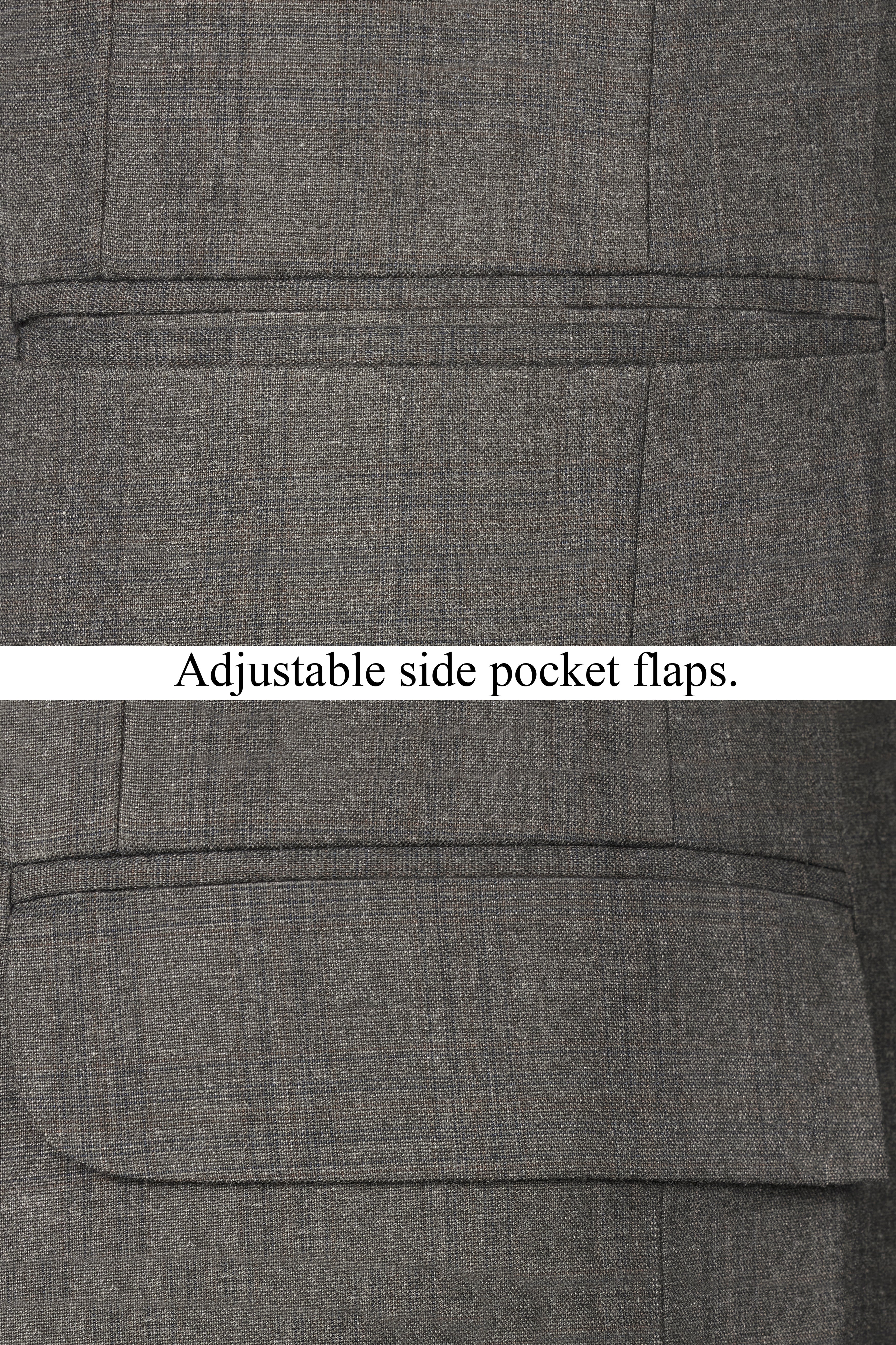 Iridium Gray Single-Breasted Blazer