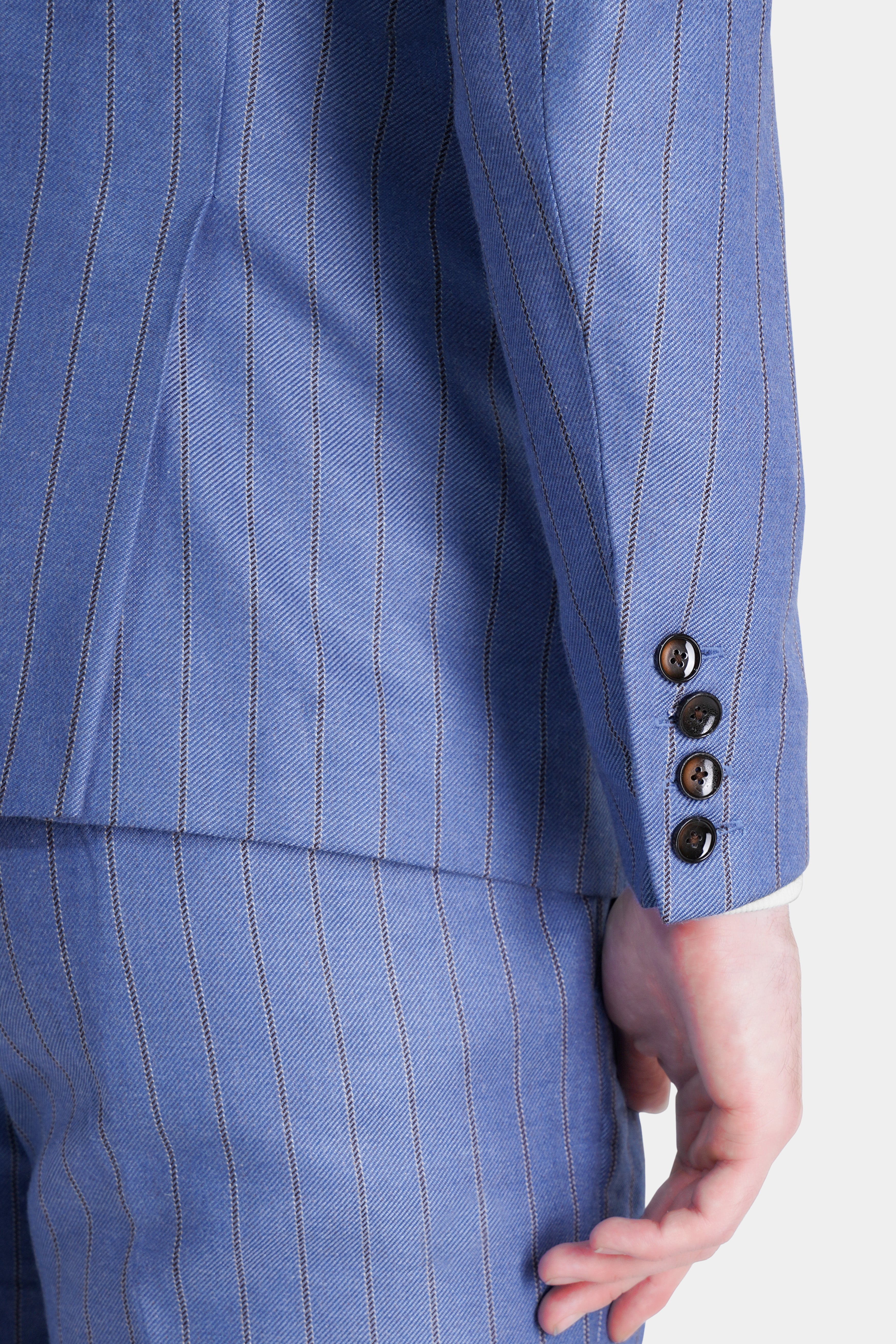 Chetwode Blue and Iroko Brown Striped Wool Rich Designer Blazer BL2769-DB-D35-36, BL2769-DB-D35-38, BL2769-DB-D35-40, BL2769-DB-D35-42, BL2769-DB-D35-44, BL2769-DB-D35-46, BL2769-DB-D35-48, BL2769-DB-D35-50, BL2769-DB-D35-52, BL2769-DB-D35-54, BL2769-DB-D35-56, BL2769-DB-D35-58, BL2769-DB-D35-60