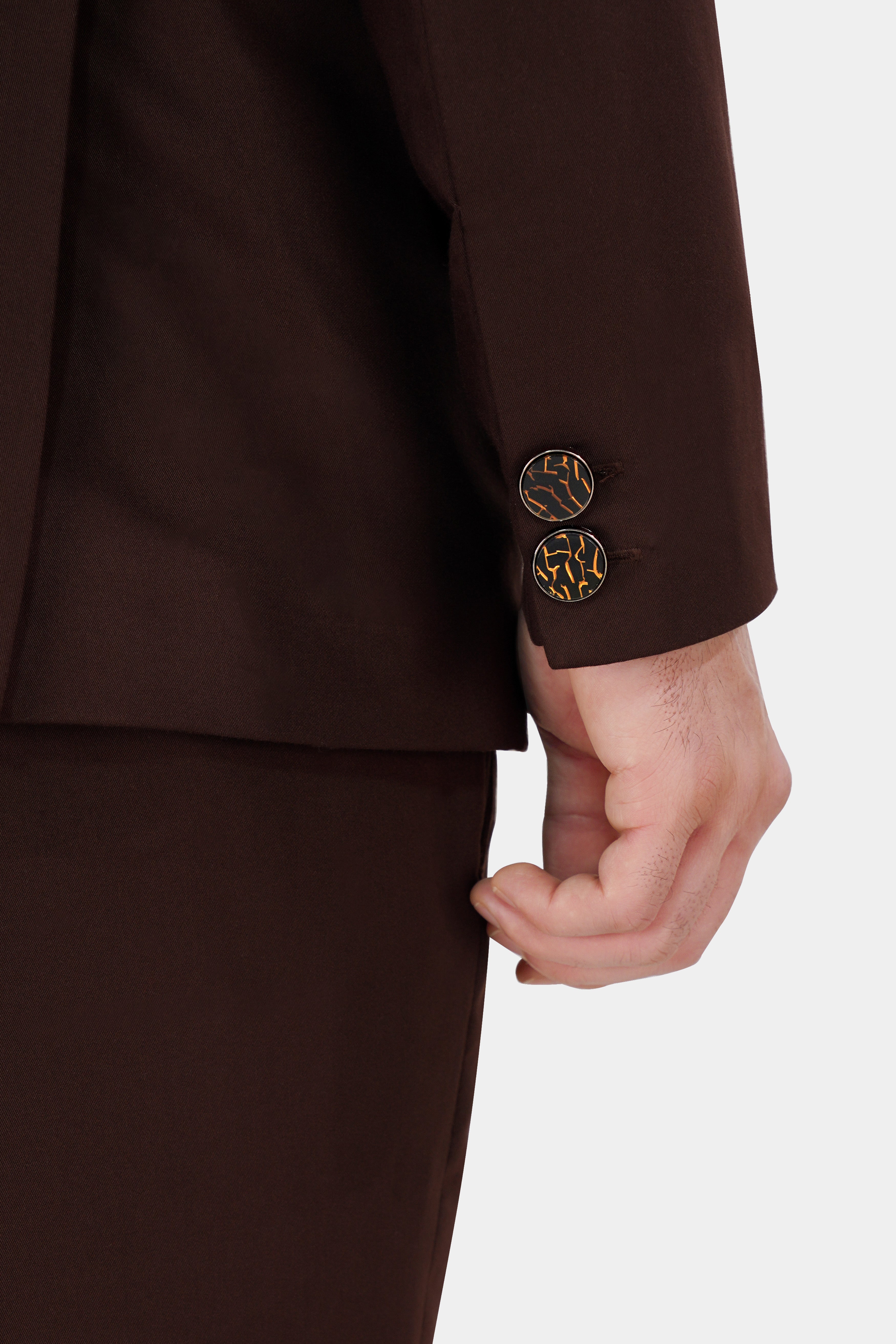 Eclipse Brown Checked Premium Cotton Designer Blazer BL2838-SB-GB-D344-36, BL2838-SB-GB-D344-38, BL2838-SB-GB-D344-40, BL2838-SB-GB-D344-42, BL2838-SB-GB-D344-44, BL2838-SB-GB-D344-46, BL2838-SB-GB-D344-48, BL2838-SB-GB-D344-50, BL2838-SB-GB-D344-52, BL2838-SB-GB-D344-54, BL2838-SB-GB-D344-56, BL2838-SB-GB-D344-58, BL2838-SB-GB-D344-60