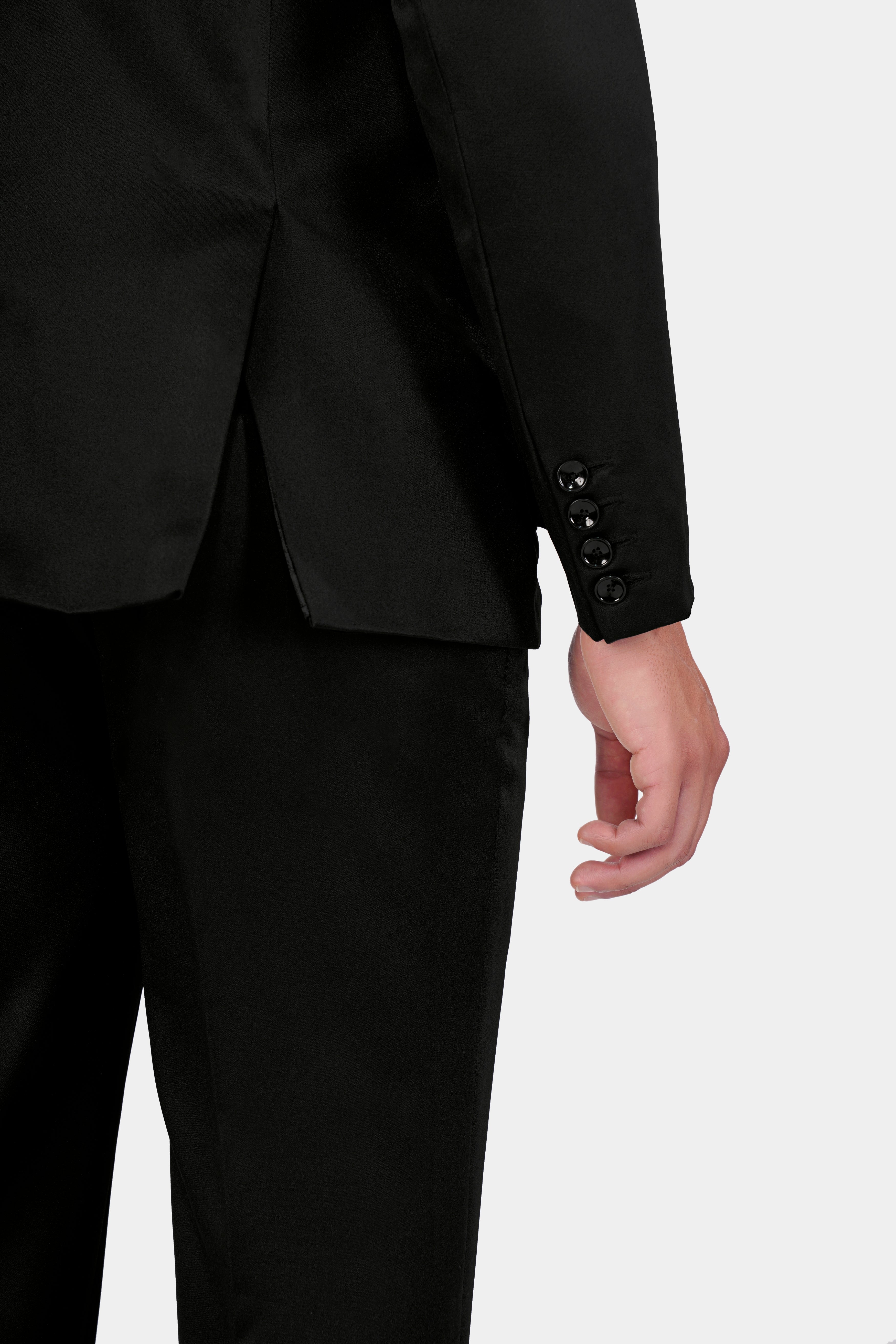 Jade Black Wool Rich Designer Blazer BL2895-D443-36, BL2895-D443-38, BL2895-D443-40, BL2895-D443-42, BL2895-D443-44, BL2895-D443-46, BL2895-D443-48, BL2895-D443-50, BL2895-D443-52, BL2895-D443-54, BL2895-D443-56, BL2895-D443-58, BL2895-D443-60