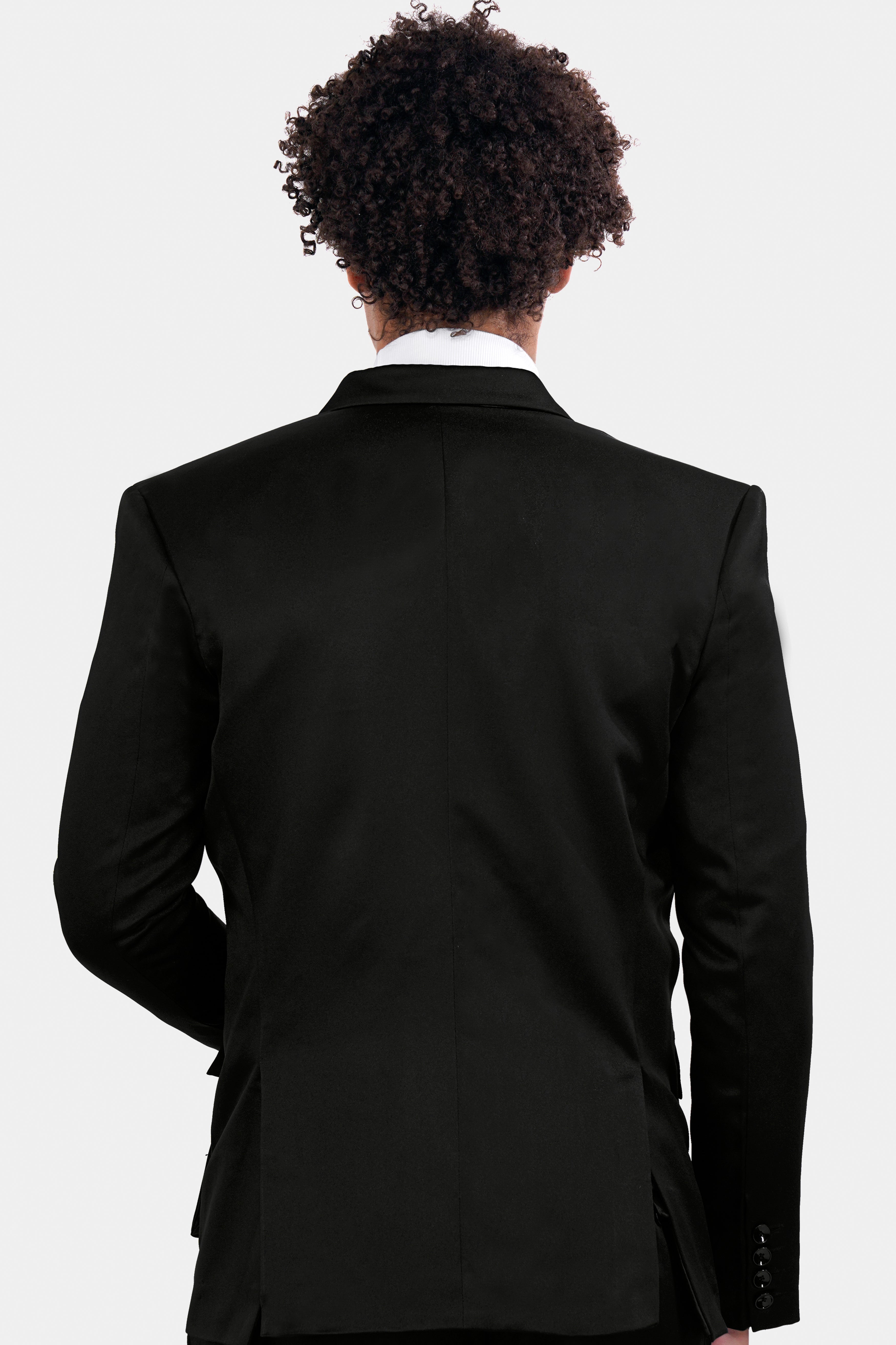 Jade Black Wool Rich Designer Blazer BL2895-D443-36, BL2895-D443-38, BL2895-D443-40, BL2895-D443-42, BL2895-D443-44, BL2895-D443-46, BL2895-D443-48, BL2895-D443-50, BL2895-D443-52, BL2895-D443-54, BL2895-D443-56, BL2895-D443-58, BL2895-D443-60