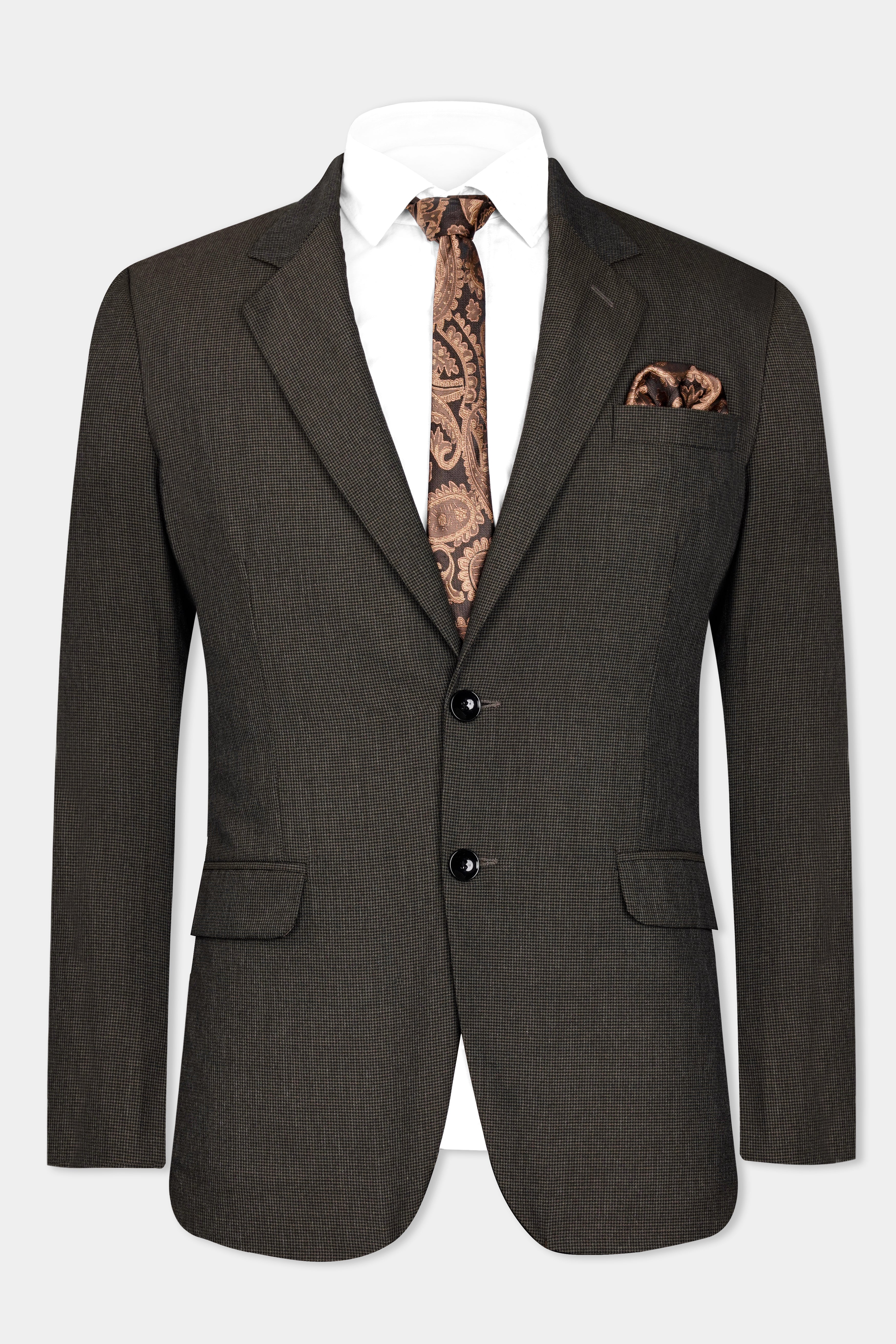Mine Brown Wool Rich Blazer BL2899-SB-36, BL2899-SB-38, BL2899-SB-40, BL2899-SB-42, BL2899-SB-44, BL2899-SB-46, BL2899-SB-48, BL2899-SB-50, BL2899-SB-52, BL2899-SB-54, BL2899-SB-56, BL2899-SB-58, BL2899-SB-60