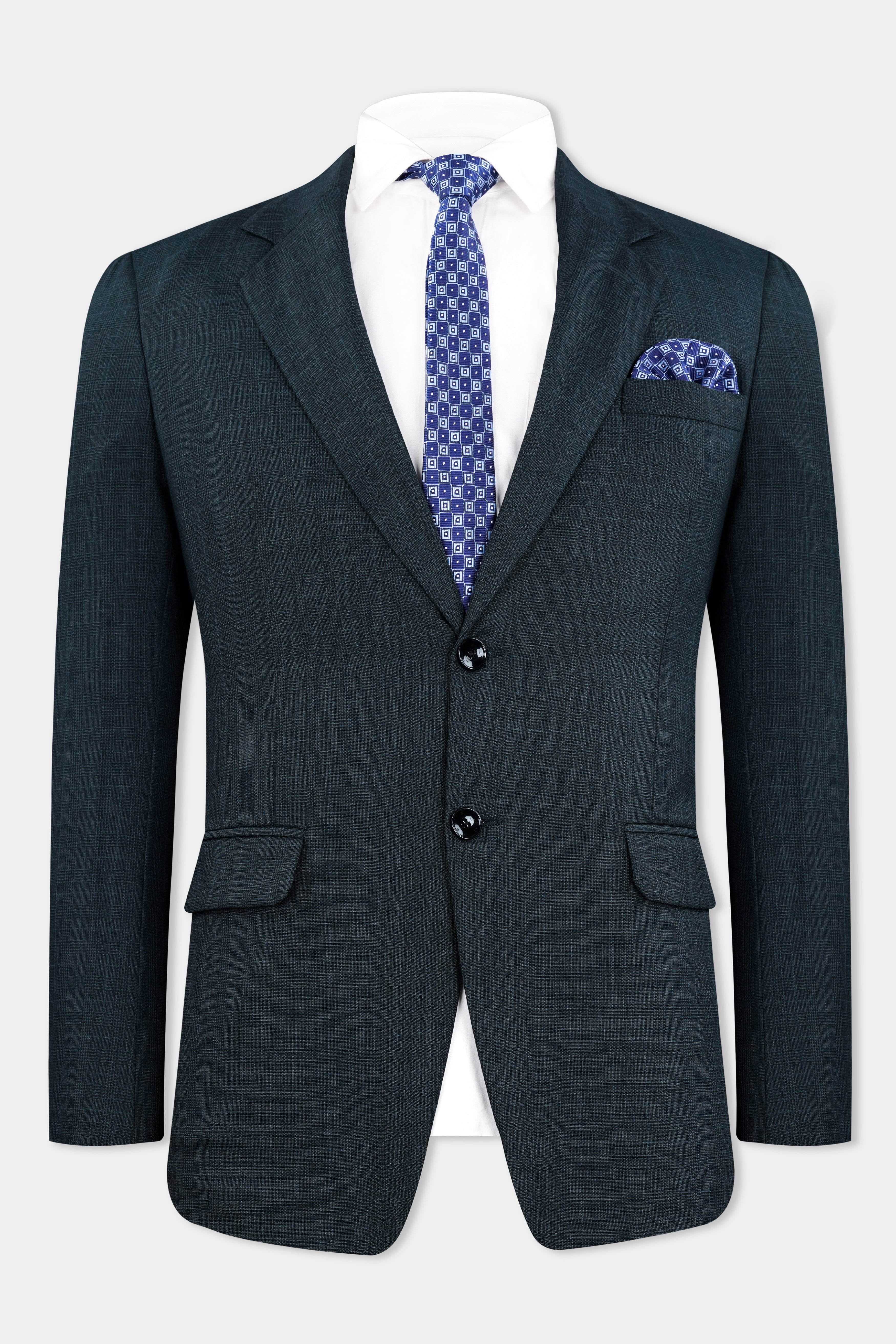 Charade Blue Wool Rich Single Breasted Blazer BL2911-SB-36, BL2911-SB-38, BL2911-SB-40, BL2911-SB-42, BL2911-SB-44, BL2911-SB-46, BL2911-SB-48, BL2911-SB-50, BL2911-SB-52, BL2911-SB-54, BL2911-SB-56, BL2911-SB-58, BL2911-SB-60
