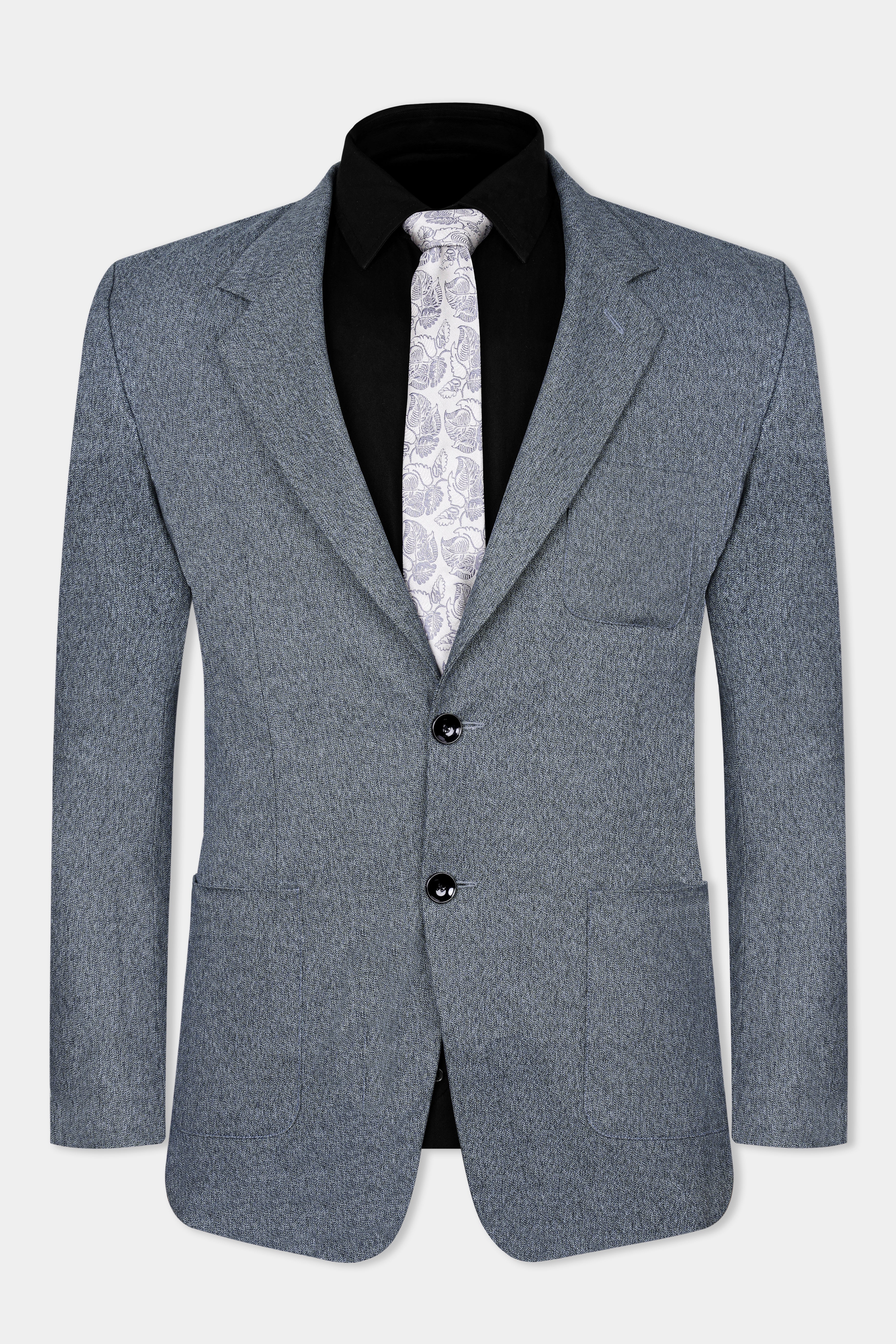 Marengo Gray Premium Cotton Blazer BL2975-SB-PP-36, BL2975-SB-PP-38, BL2975-SB-PP-40, BL2975-SB-PP-42, BL2975-SB-PP-44, BL2975-SB-PP-46, BL2975-SB-PP-48, BL2975-SB-PP-50, BL2975-SB-PP-52, BL2975-SB-PP-54, BL2975-SB-PP-56, BL2975-SB-PP-58, BL2975-SB-PP-60