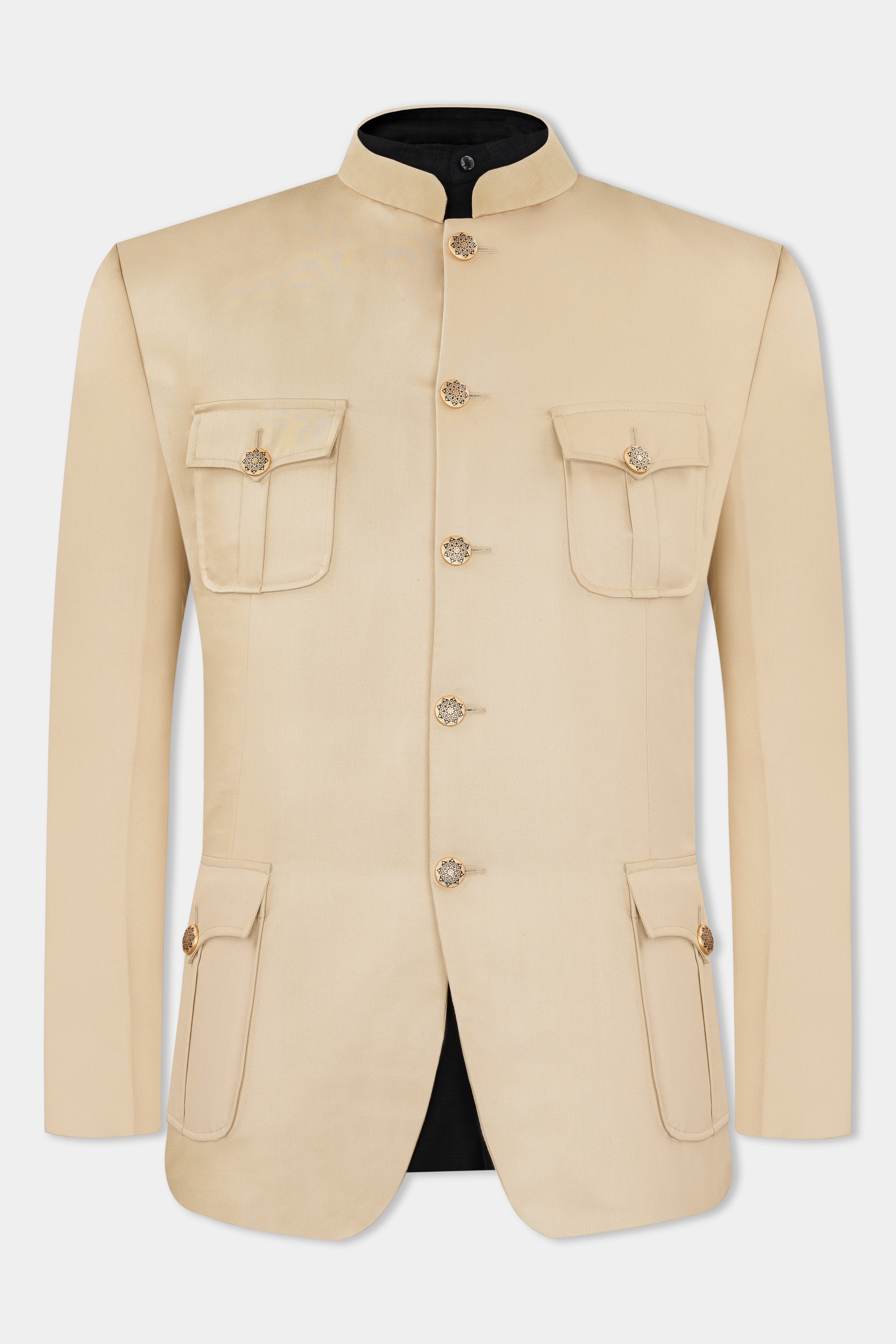 Ivory Cream Wool Rich Bandhgala Designer Blazer BL2991-BG-D41-36, BL2991-BG-D41-38, BL2991-BG-D41-40, BL2991-BG-D41-42, BL2991-BG-D41-44, BL2991-BG-D41-46, BL2991-BG-D41-48, BL2991-BG-D41-50, BL2991-BG-D41-52, BL2991-BG-D41-54, BL2991-BG-D41-56, BL2991-BG-D41-58, BL2991-BG-D41-60
