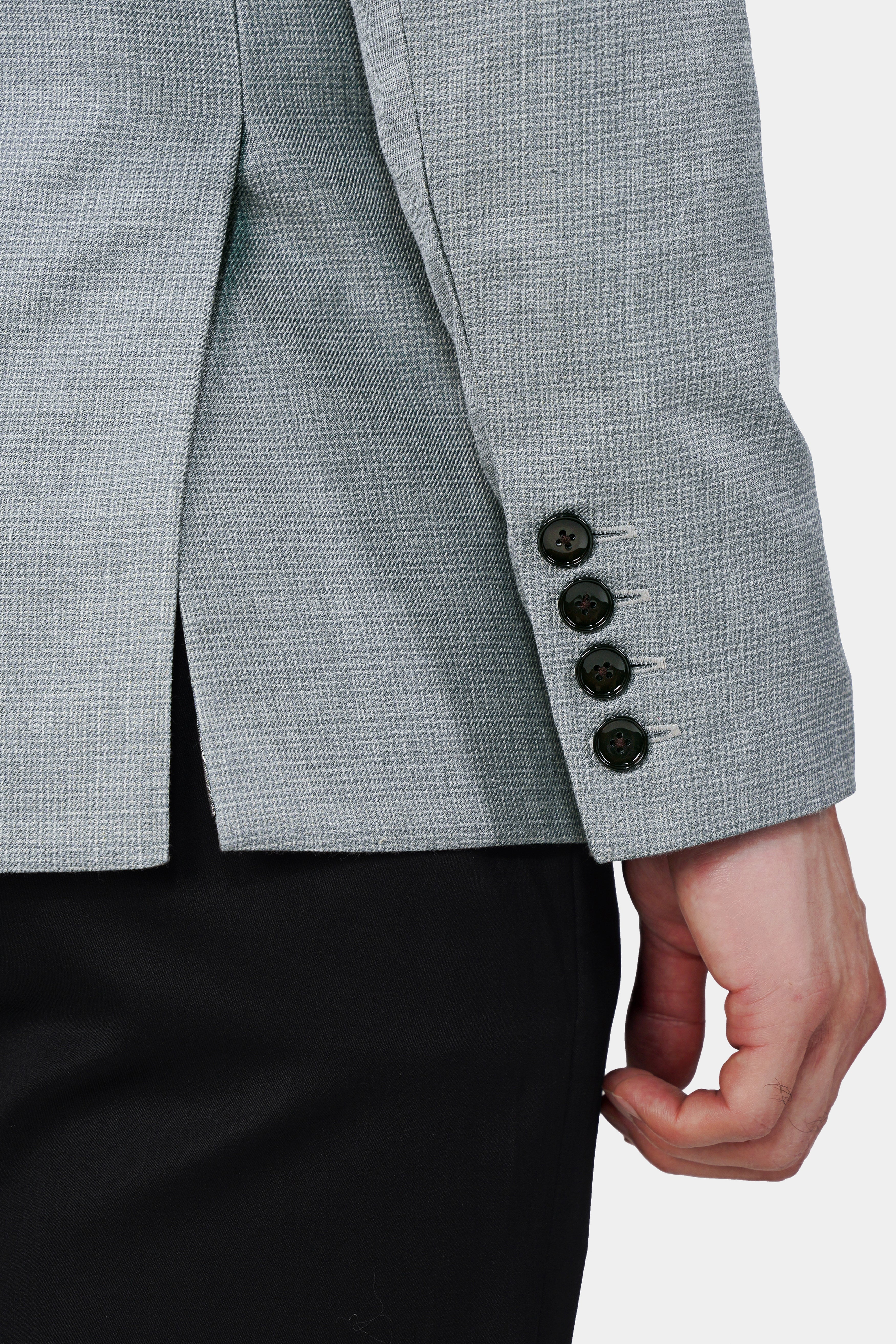 Oslo Gray Double Breasted Wool Rich Sports Blazer BL3009-DB-PP-36, BL3009-DB-PP-38, BL3009-DB-PP-40, BL3009-DB-PP-42, BL3009-DB-PP-44, BL3009-DB-PP-46, BL3009-DB-PP-48, BL3009-DB-PP-50, BL3009-DB-PP-52, BL3009-DB-PP-54, BL3009-DB-PP-56, BL3009-DB-PP-58, BL3009-DB-PP-60