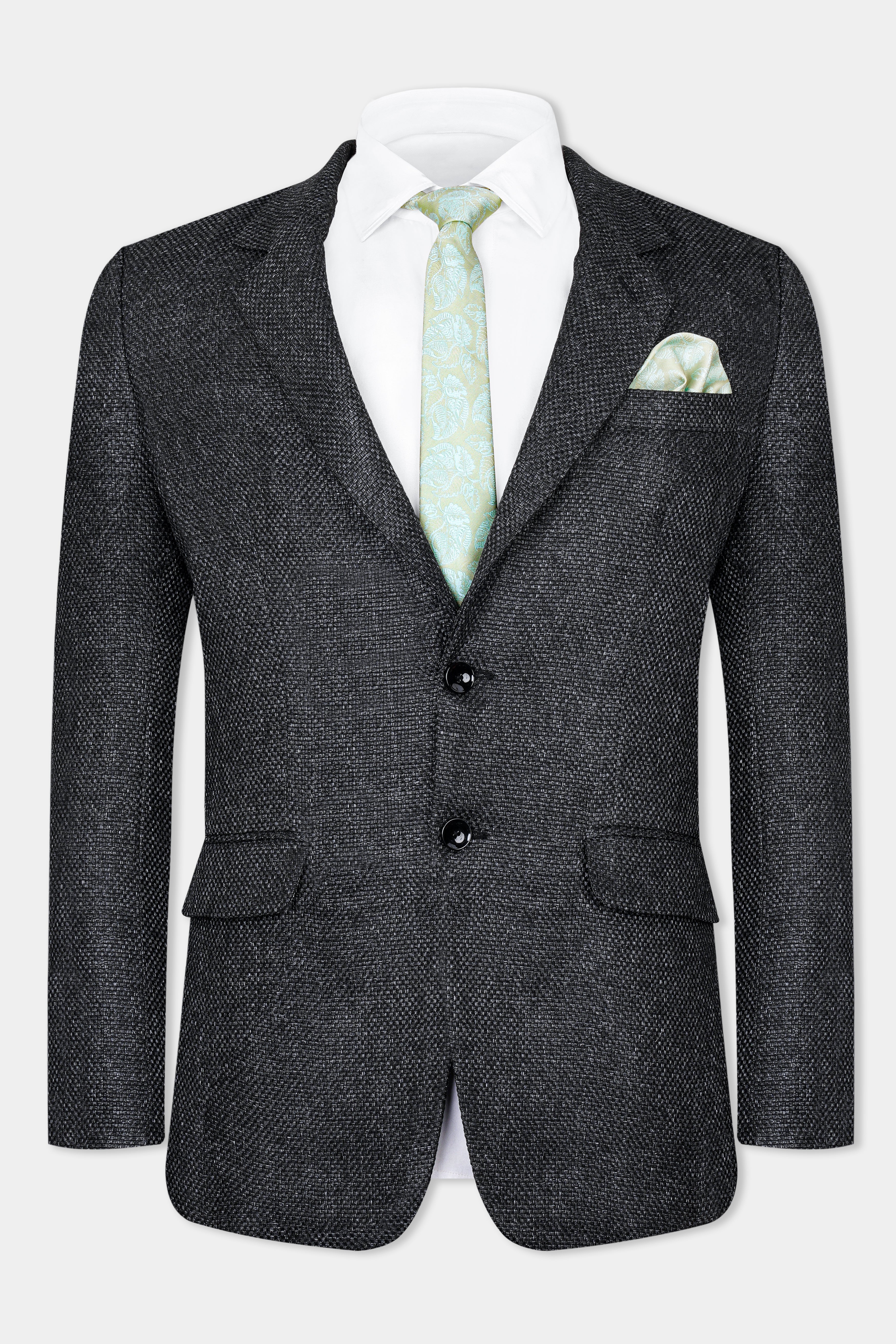 Arsenic Gray Woolrich Single Breasted Blazer BL3030-SB-36, BL3030-SB-38, BL3030-SB-40, BL3030-SB-42, BL3030-SB-44, BL3030-SB-46, BL3030-SB-48, BL3030-SB-50, BL3030-SB-52, BL3030-SB-54, BL3030-SB-56, BL3030-SB-58, BL3030-SB-60