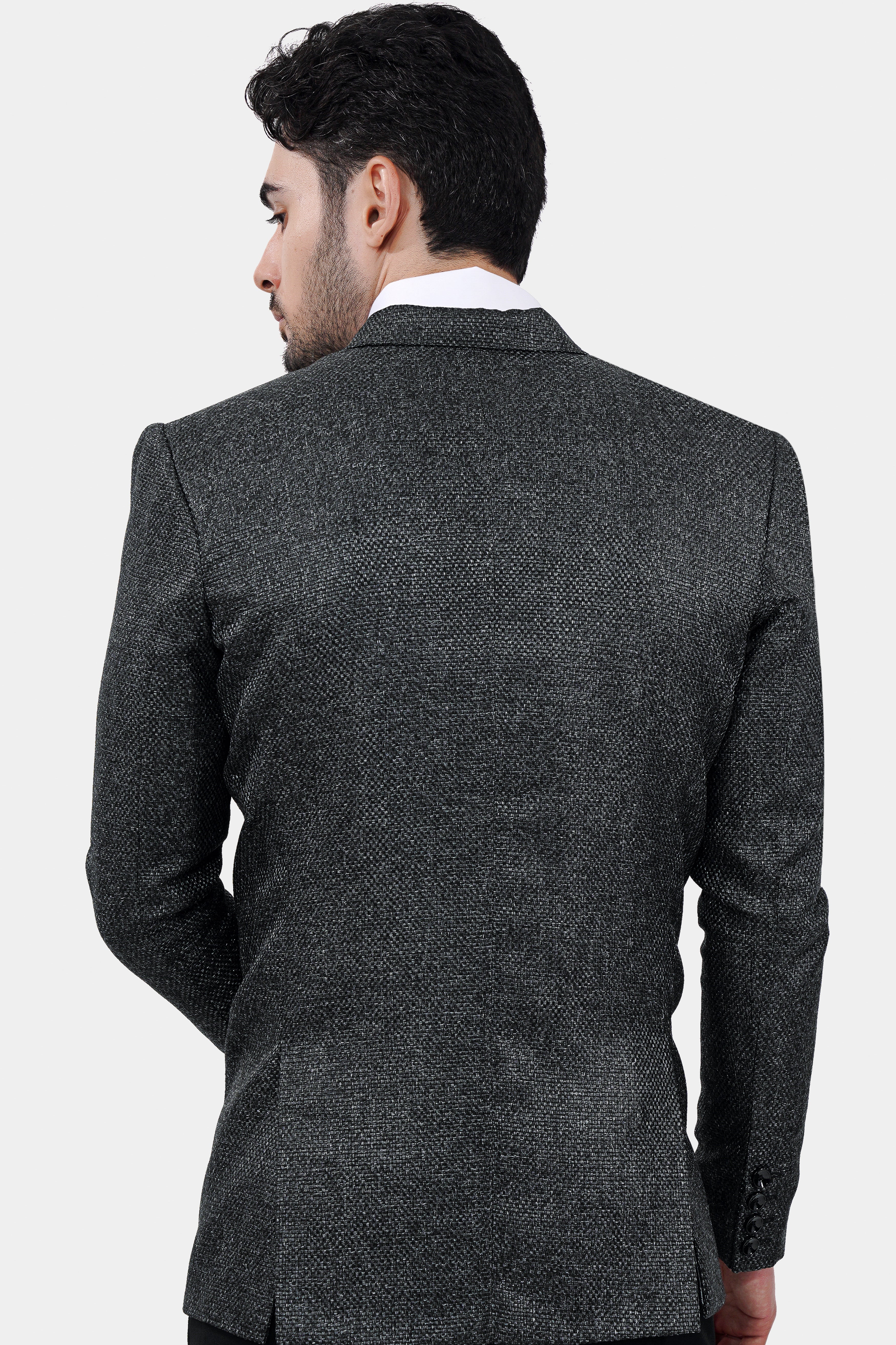 Arsenic Gray Woolrich Single Breasted Blazer BL3030-SB-36, BL3030-SB-38, BL3030-SB-40, BL3030-SB-42, BL3030-SB-44, BL3030-SB-46, BL3030-SB-48, BL3030-SB-50, BL3030-SB-52, BL3030-SB-54, BL3030-SB-56, BL3030-SB-58, BL3030-SB-60