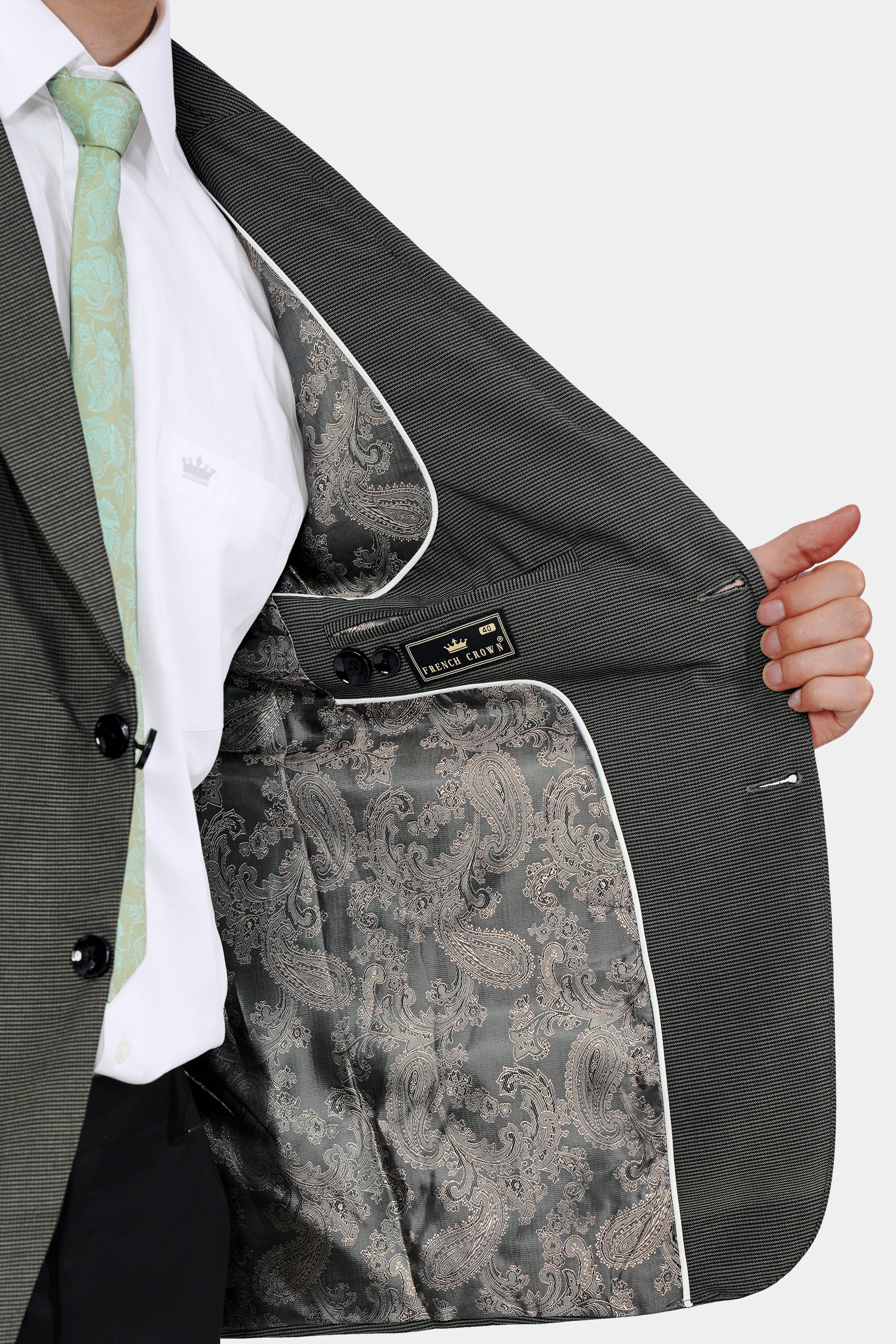 Dune Gray Woolrich Single Breasted Sports Blazer BL3031-SB-PP-36, BL3031-SB-PP-38, BL3031-SB-PP-40, BL3031-SB-PP-42, BL3031-SB-PP-44, BL3031-SB-PP-46, BL3031-SB-PP-48, BL3031-SB-PP-50, BL3031-SB-PP-52, BL3031-SB-PP-54, BL3031-SB-PP-56, BL3031-SB-PP-58, BL3031-SB-PP-60