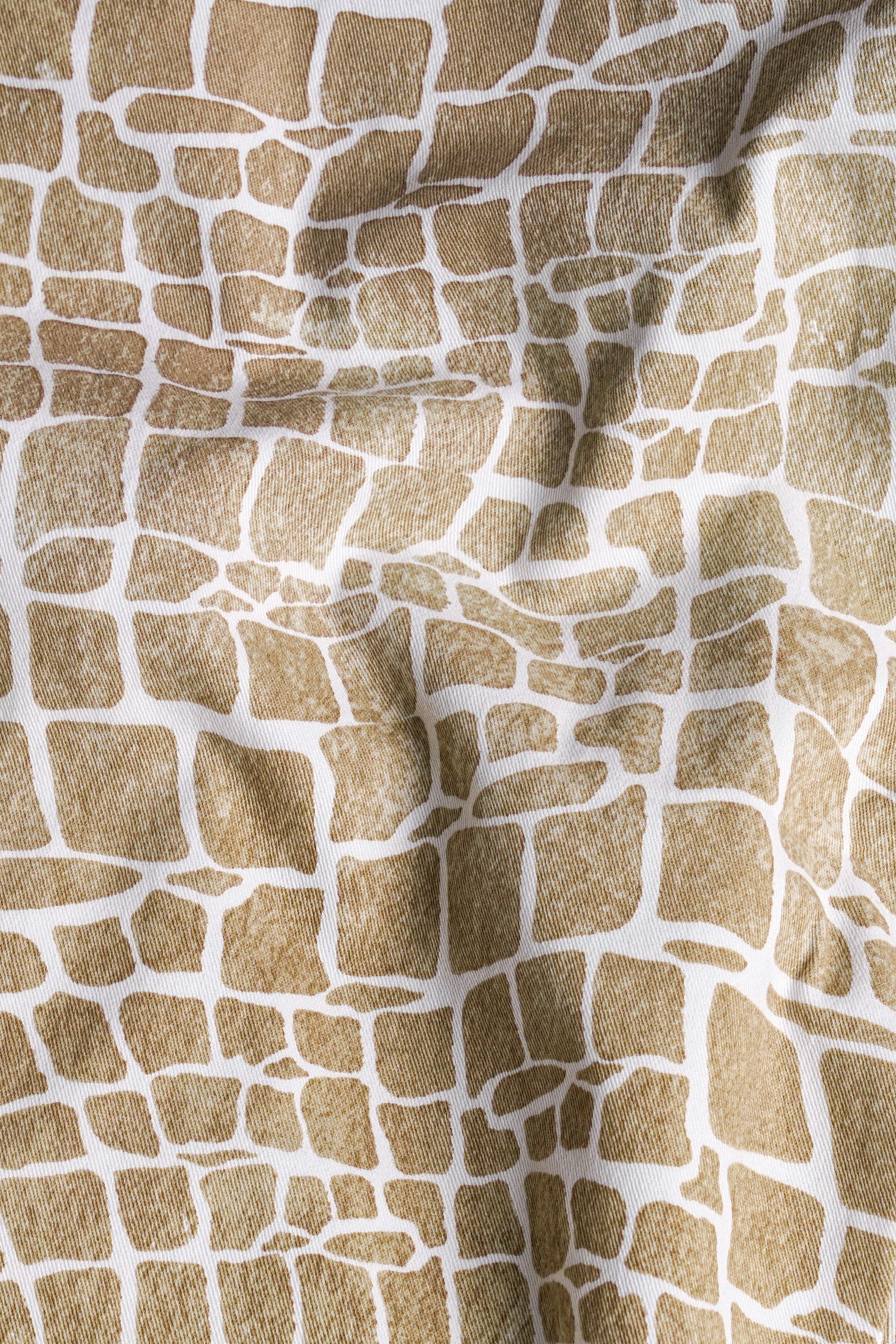Bright White and Cocoa Brown Printed Premium Cotton Blazer BL3038-SB-36, BL3038-SB-38, BL3038-SB-40, BL3038-SB-42, BL3038-SB-44, BL3038-SB-46, BL3038-SB-48, BL3038-SB-50, BL3038-SB-52, BL3038-SB-54, BL3038-SB-56, BL3038-SB-58, BL3038-SB-60