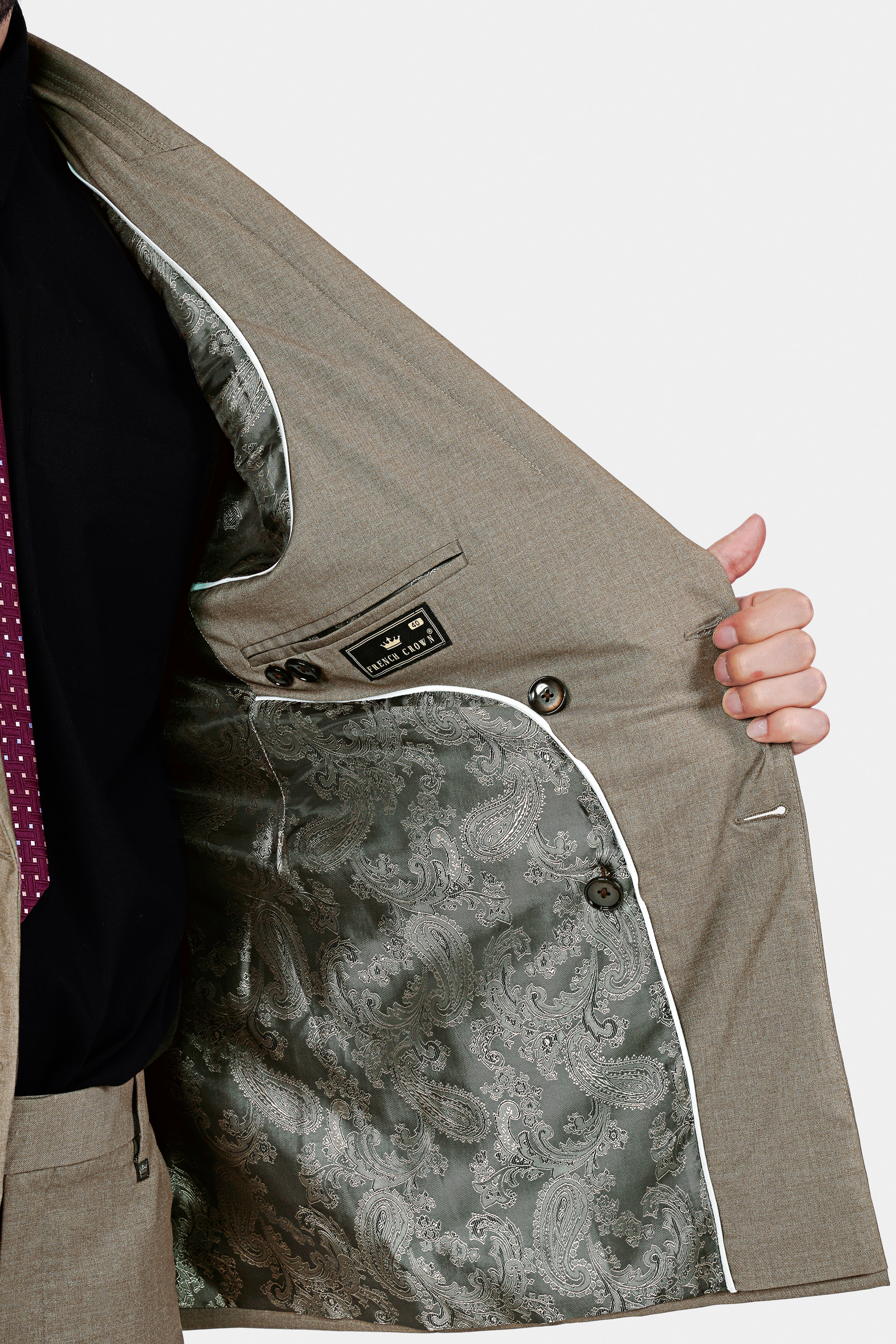 Stonewall Brown Wool Rich Double Breasted Blazer BL3044-DB-PP-36, BL3044-DB-PP-38, BL3044-DB-PP-40, BL3044-DB-PP-42, BL3044-DB-PP-44, BL3044-DB-PP-46, BL3044-DB-PP-48, BL3044-DB-PP-50, BL3044-DB-PP-52, BL3044-DB-PP-54, BL3044-DB-PP-56, BL3044-DB-PP-58, BL3044-DB-PP-60