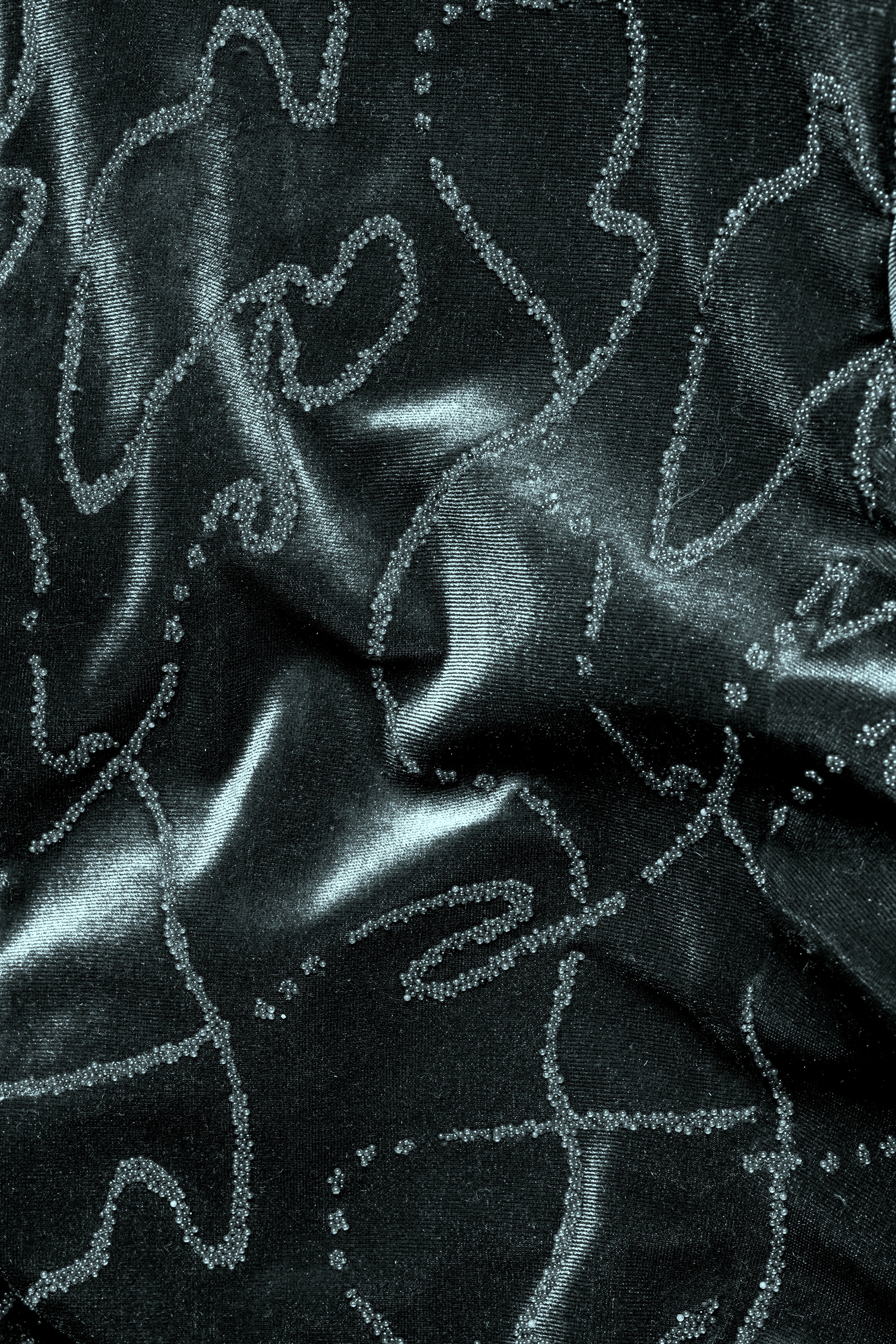 Kombu Green Stonework Velvet Designer Blazer BL3047-SB-36, BL3047-SB-38, BL3047-SB-40, BL3047-SB-42, BL3047-SB-44, BL3047-SB-46, BL3047-SB-48, BL3047-SB-50, BL3047-SB-52, BL3047-SB-54, BL3047-SB-56, BL3047-SB-58, BL3047-SB-60