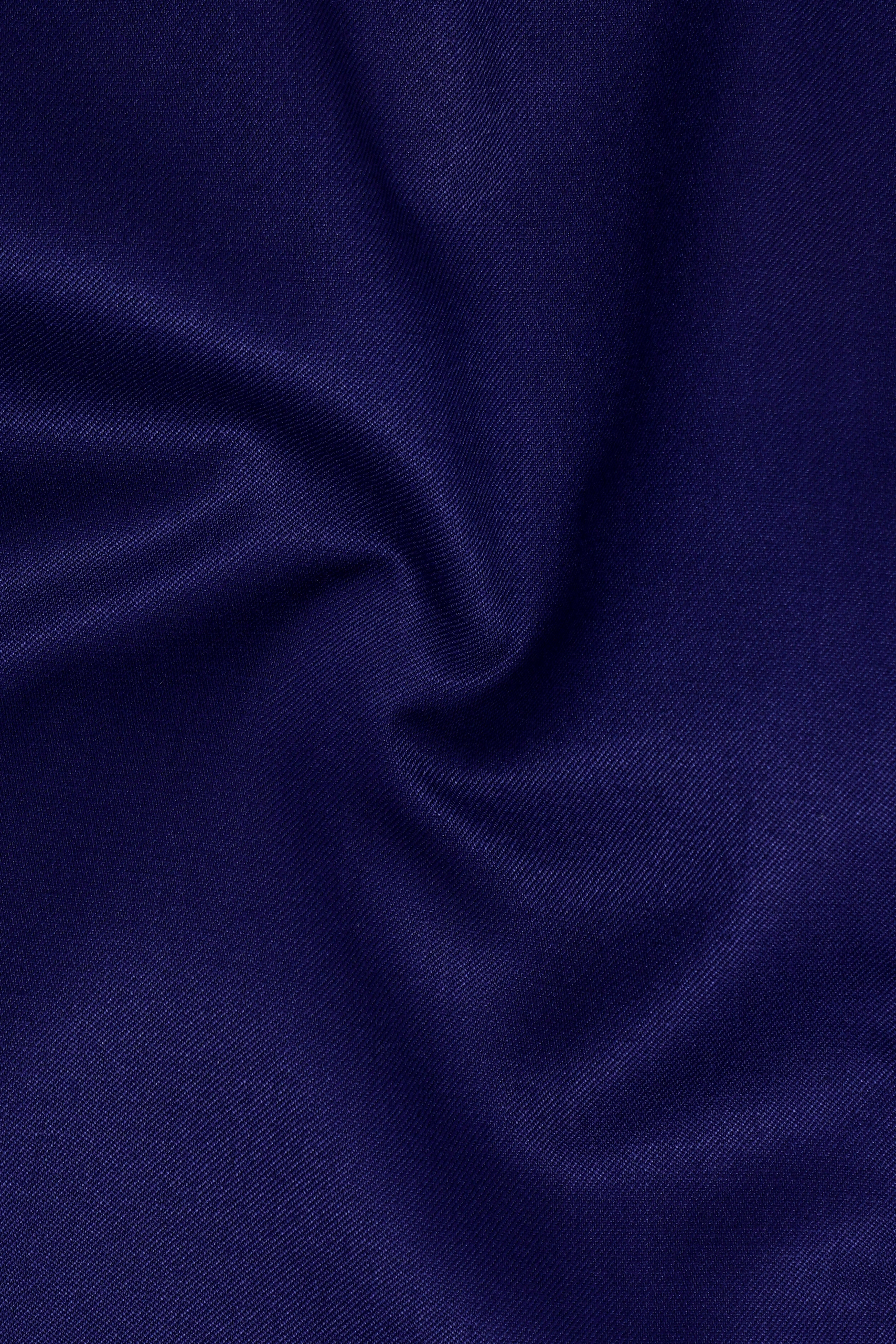 Admiral Blue Wool Rich Single Breasted Blazer