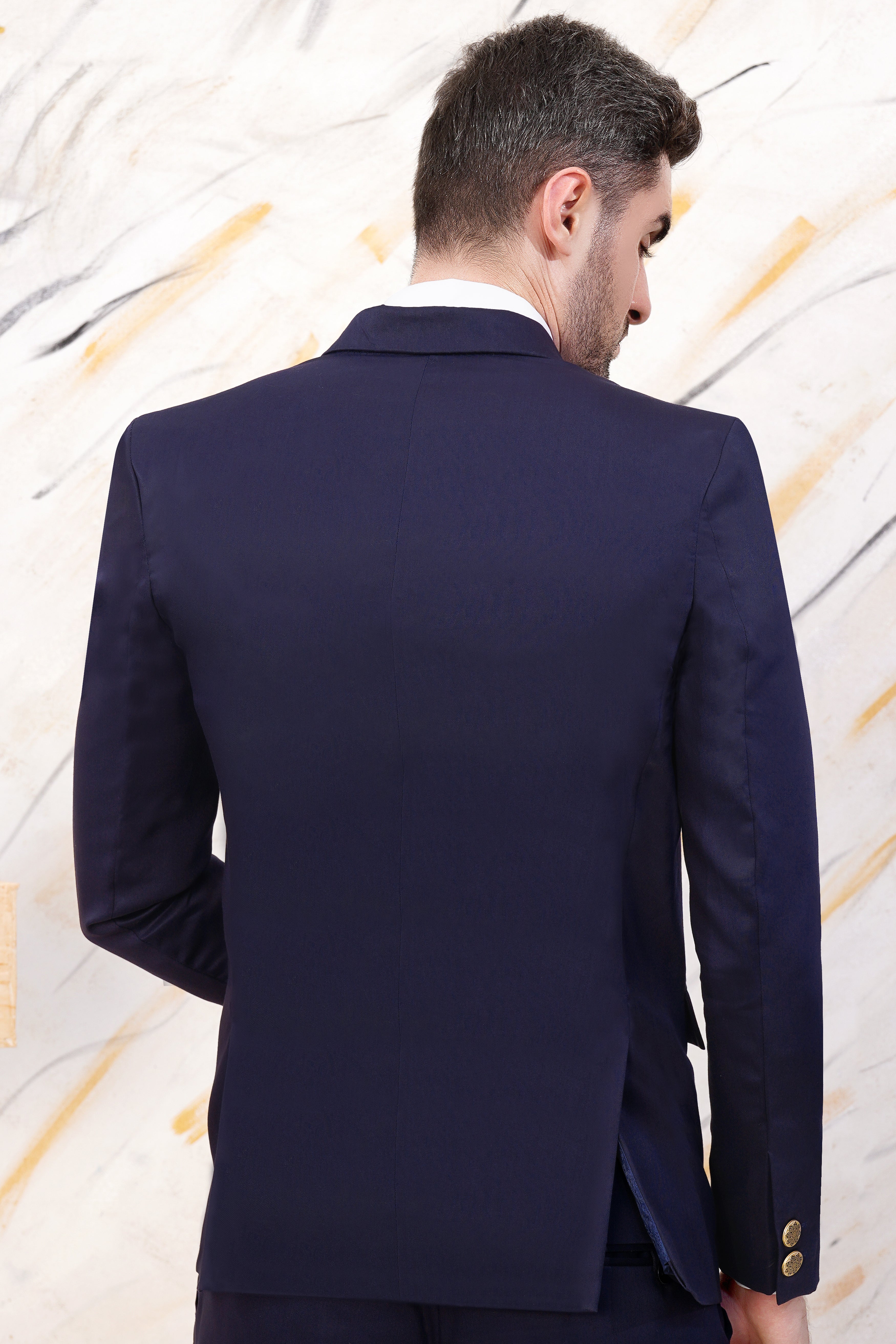 Ebony Clay Blue Wool Rich Double Breasted Blazer BL3062-DB-GB-36, BL3062-DB-GB-38, BL3062-DB-GB-40, BL3062-DB-GB-42, BL3062-DB-GB-44, BL3062-DB-GB-46, BL3062-DB-GB-48, BL3062-DB-GB-50, BL3062-DB-GB-52, BL3062-DB-GB-54, BL3062-DB-GB-56, BL3062-DB-GB-58, BL3062-DB-GB-60