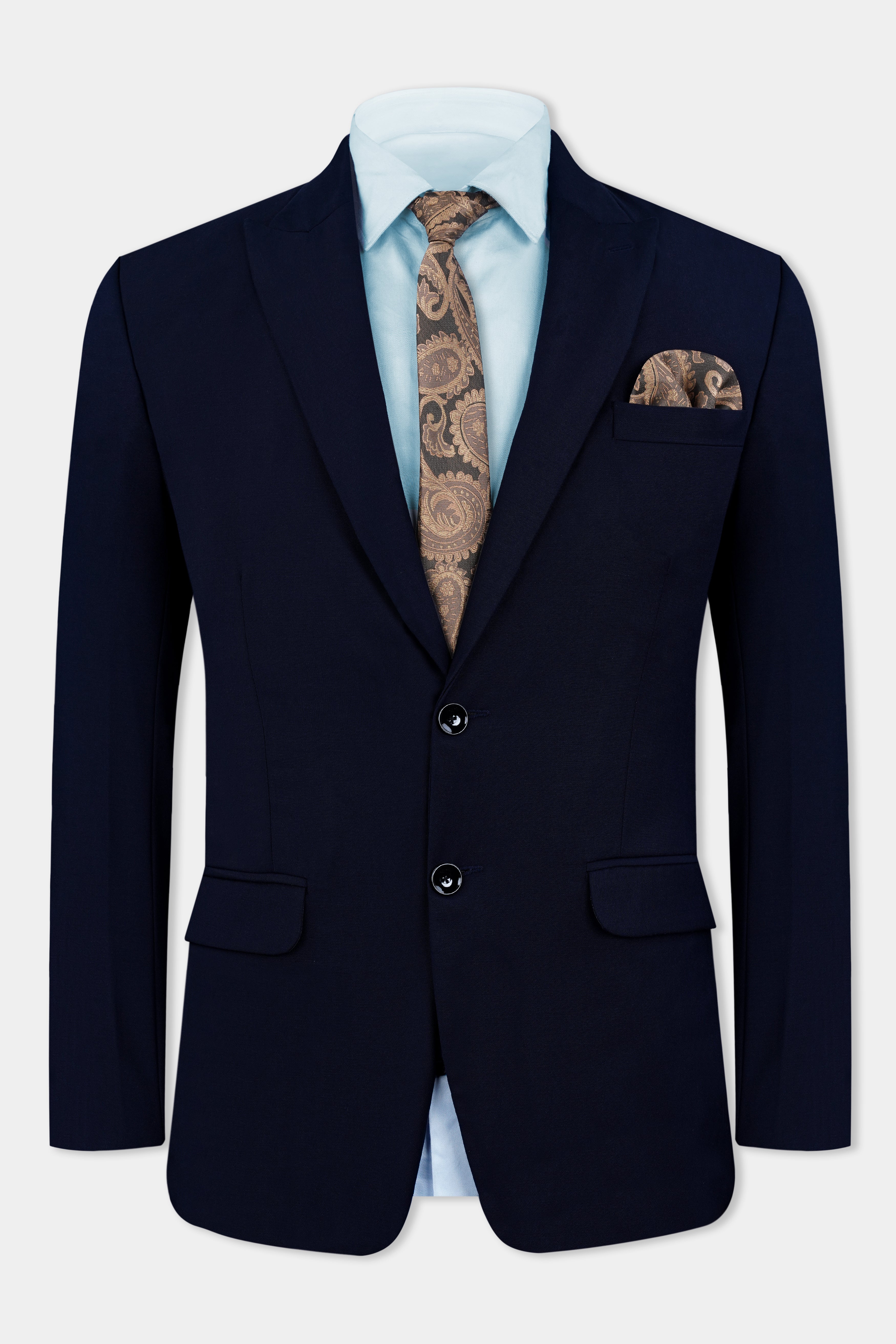 Ebony Blue Wool Rich Blazer BL3082-SBP-36, BL3082-SBP-38, BL3082-SBP-40, BL3082-SBP-42, BL3082-SBP-44, BL3082-SBP-46, BL3082-SBP-48, BL3082-SBP-50, BL3082-SBP-52, BL3082-SBP-54, BL3082-SBP-56, BL3082-SBP-58, BL3082-SBP-60