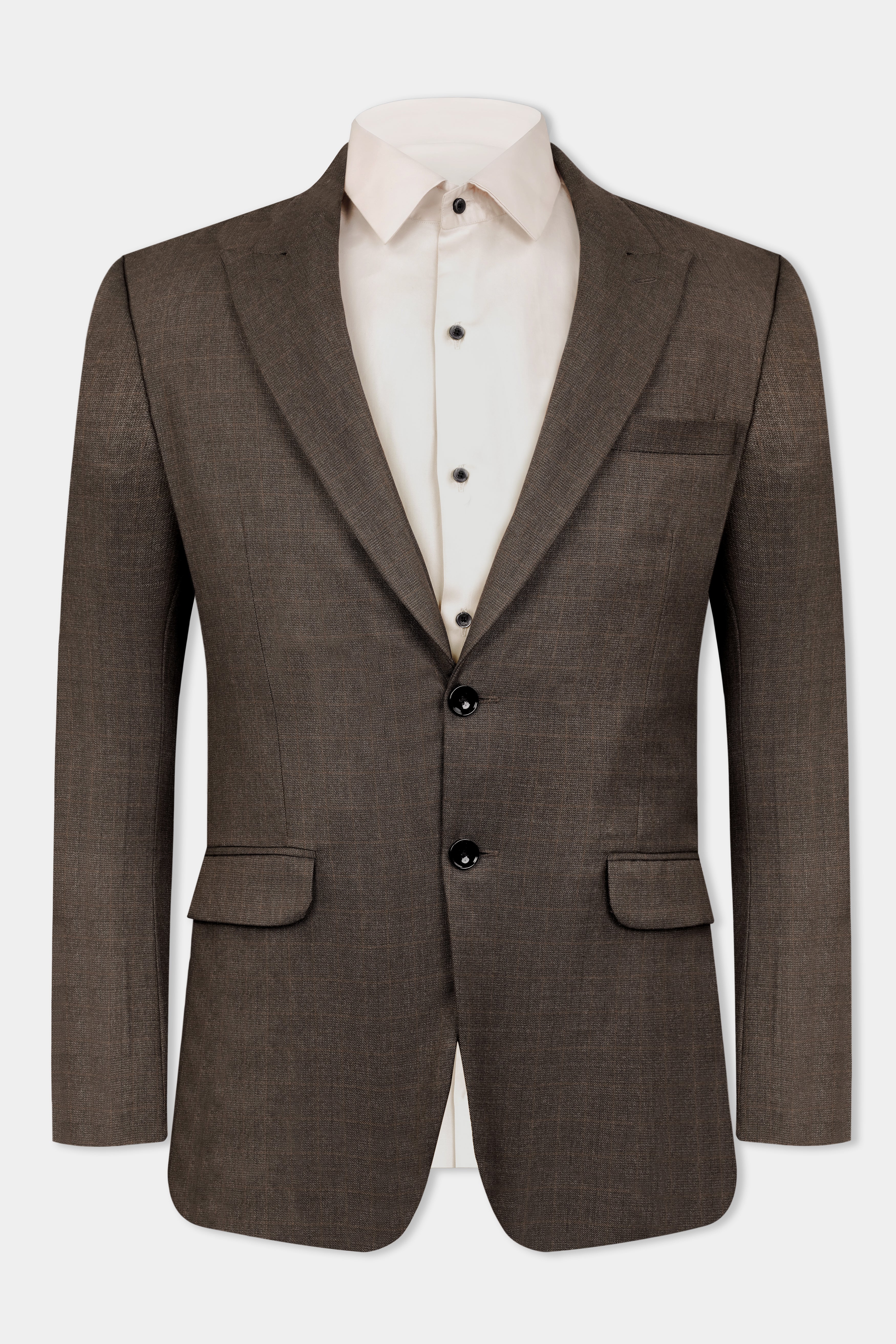 Matterhorn Brown Subtle Checkered Wool Rich Blazer BL3122-SBP-36, BL3122-SBP-38, BL3122-SBP-40, BL3122-SBP-42, BL3122-SBP-44, BL3122-SBP-46, BL3122-SBP-48, BL3122-SBP-50, BL3122-SBP-52, BL3122-SBP-54, BL3122-SBP-56, BL3122-SBP-58, BL3122-SBP-60