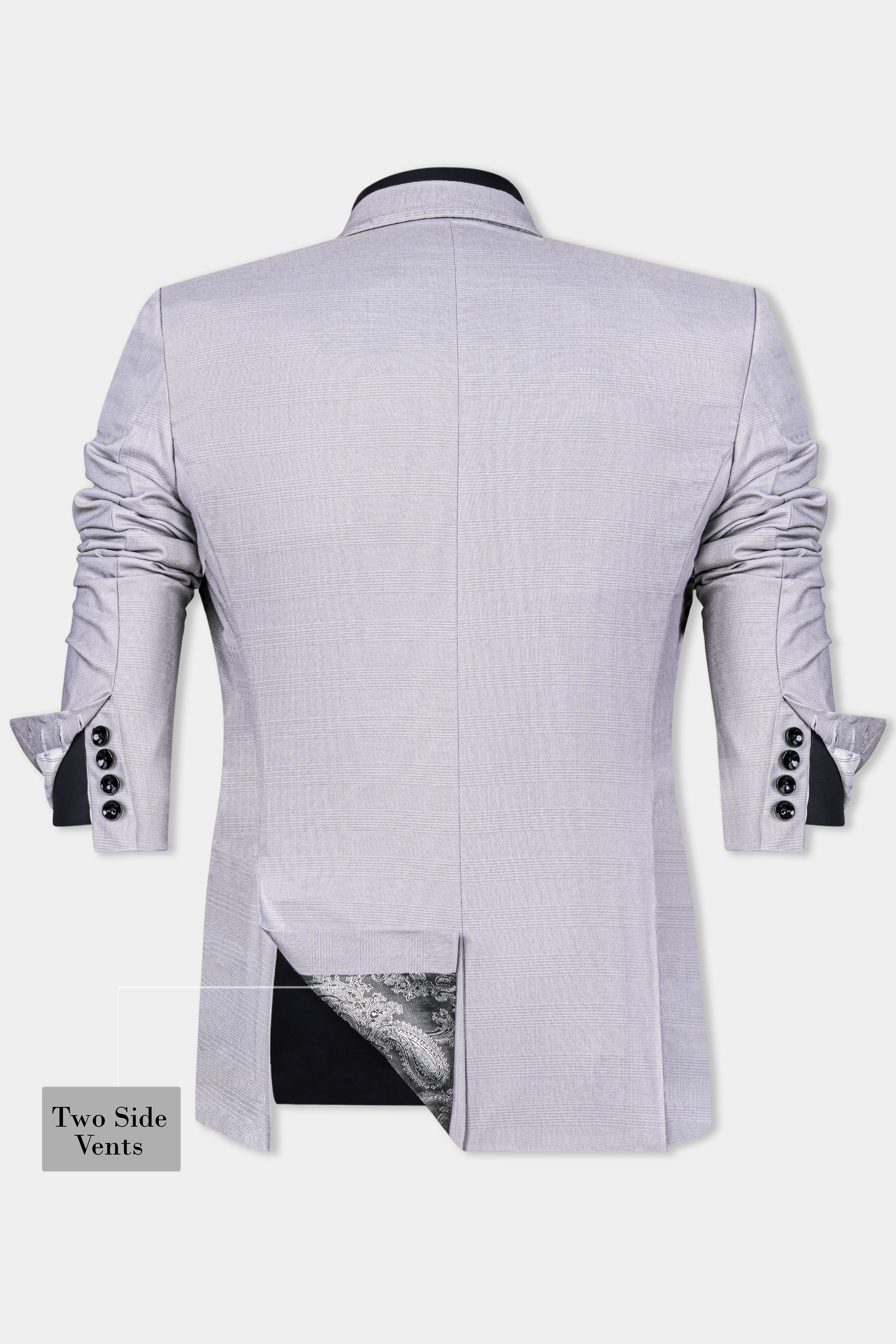 Seed Gray Wool Rich Blazer