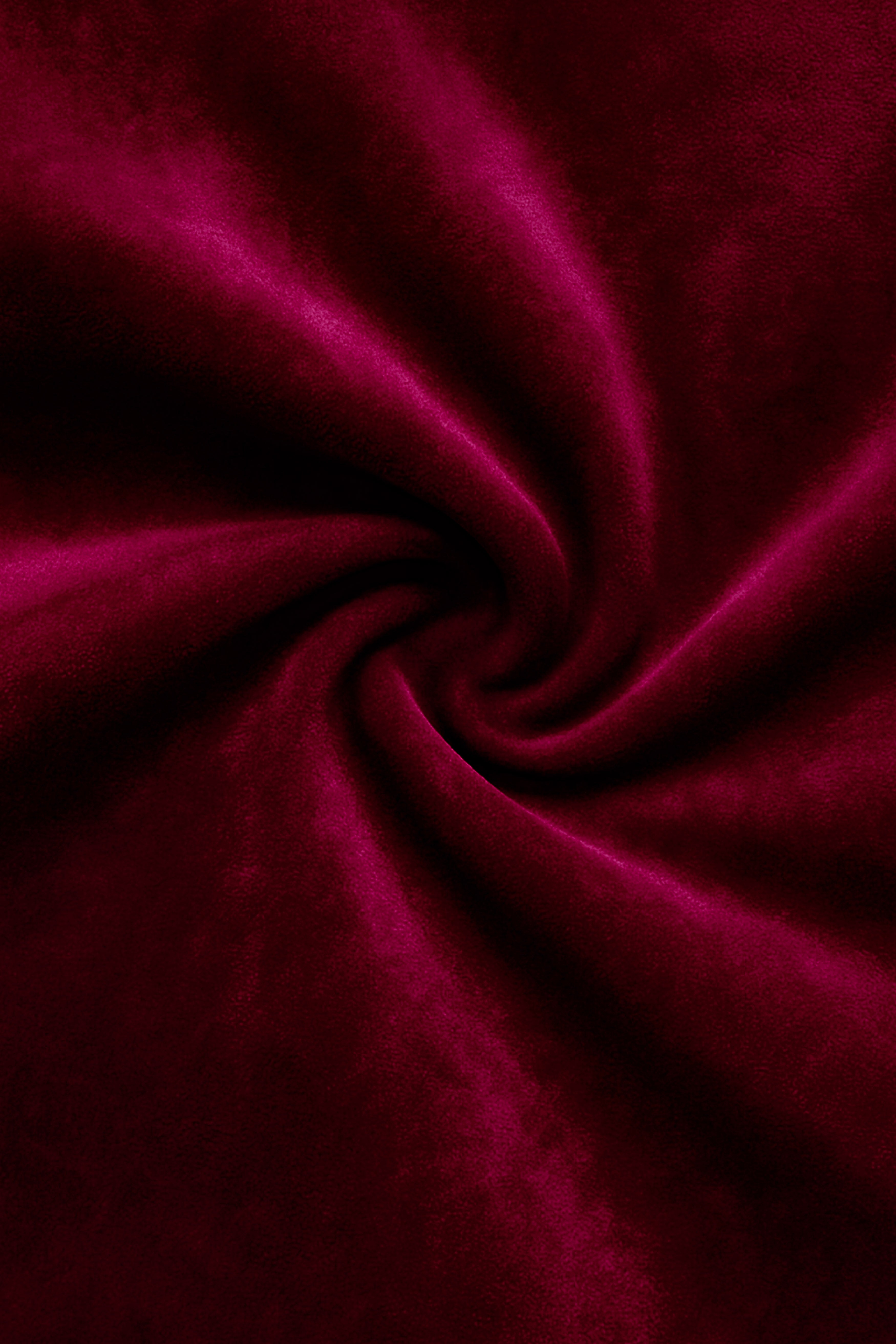 Bulgarian Maroon Crushed Velvet Peak Lapel Tuxedo Blazer