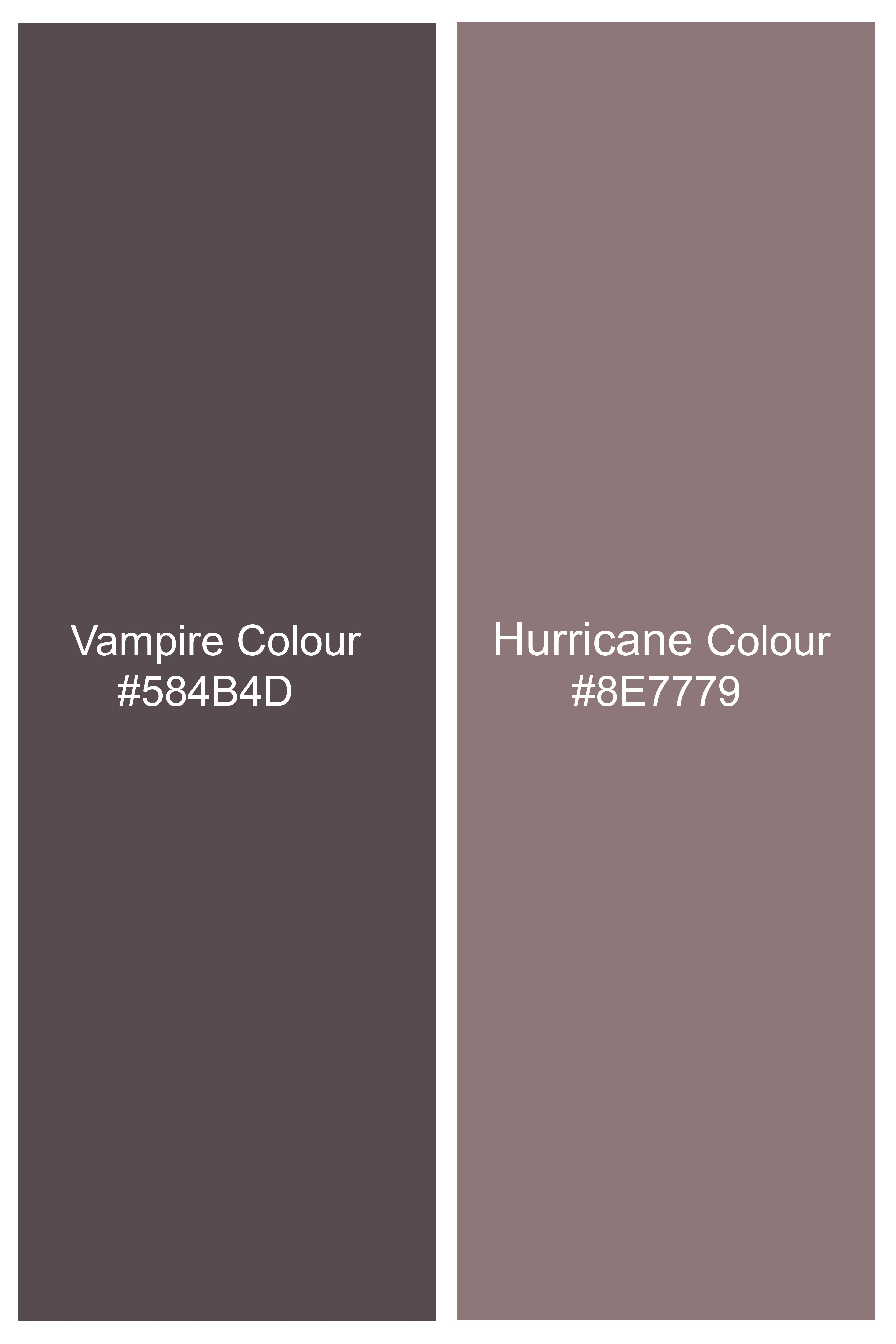 Vampire Brown Checks Plaid Tweed Blazer