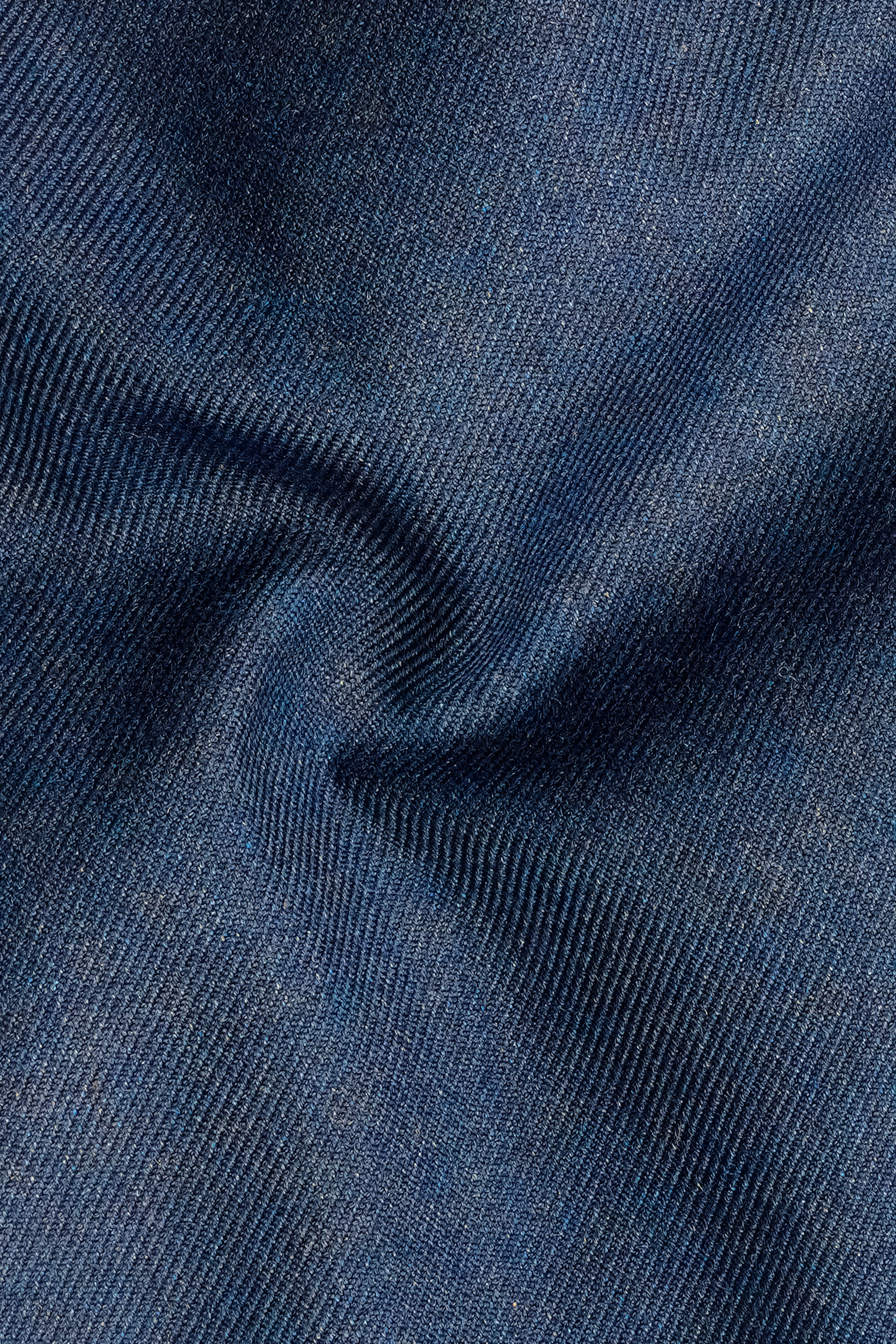 Blue Textured Tweed Wool Rich Patch Pocket Designer Sport Blazer