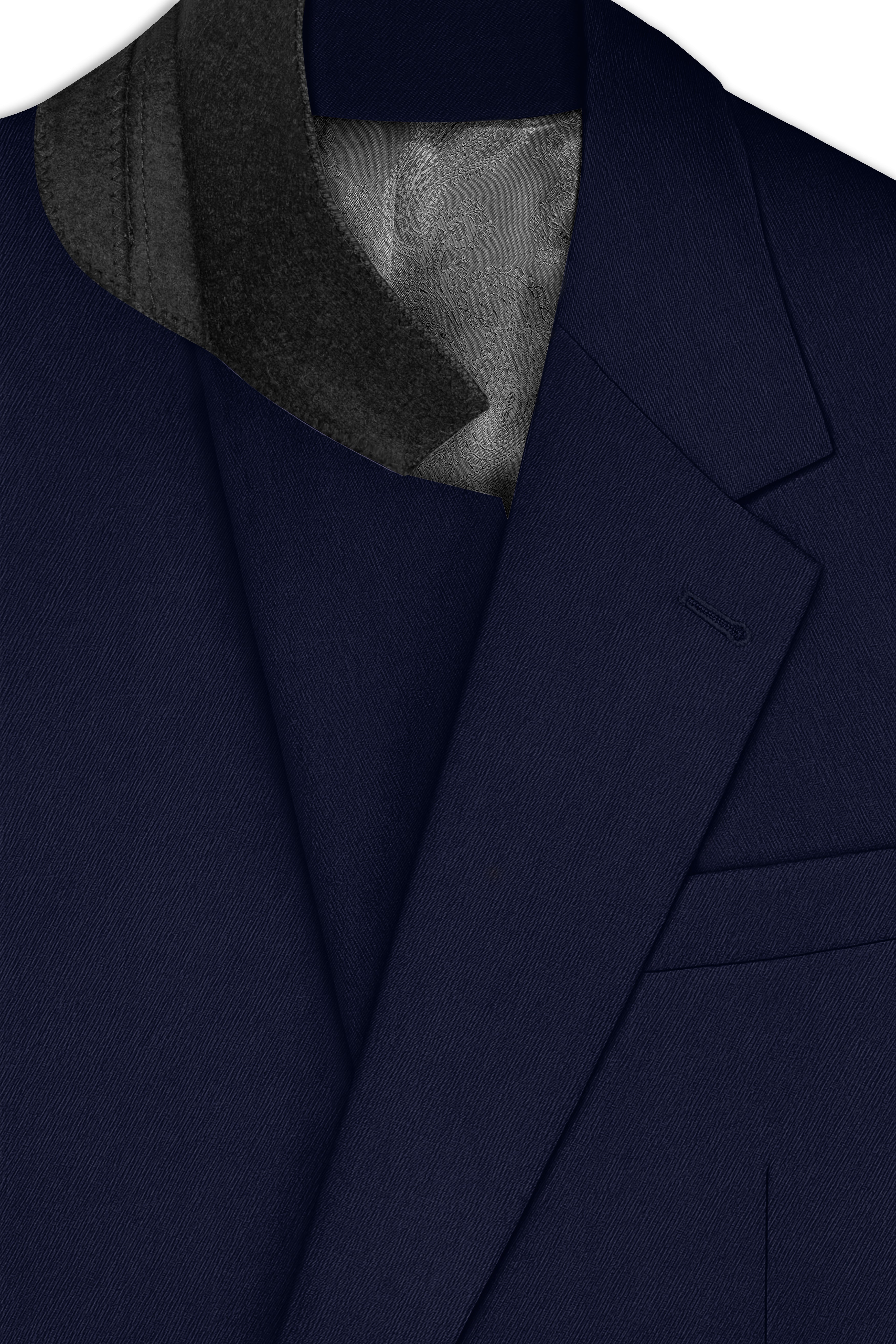 Azurion-Royal Blue Wool Rich Single Breasted Blazer