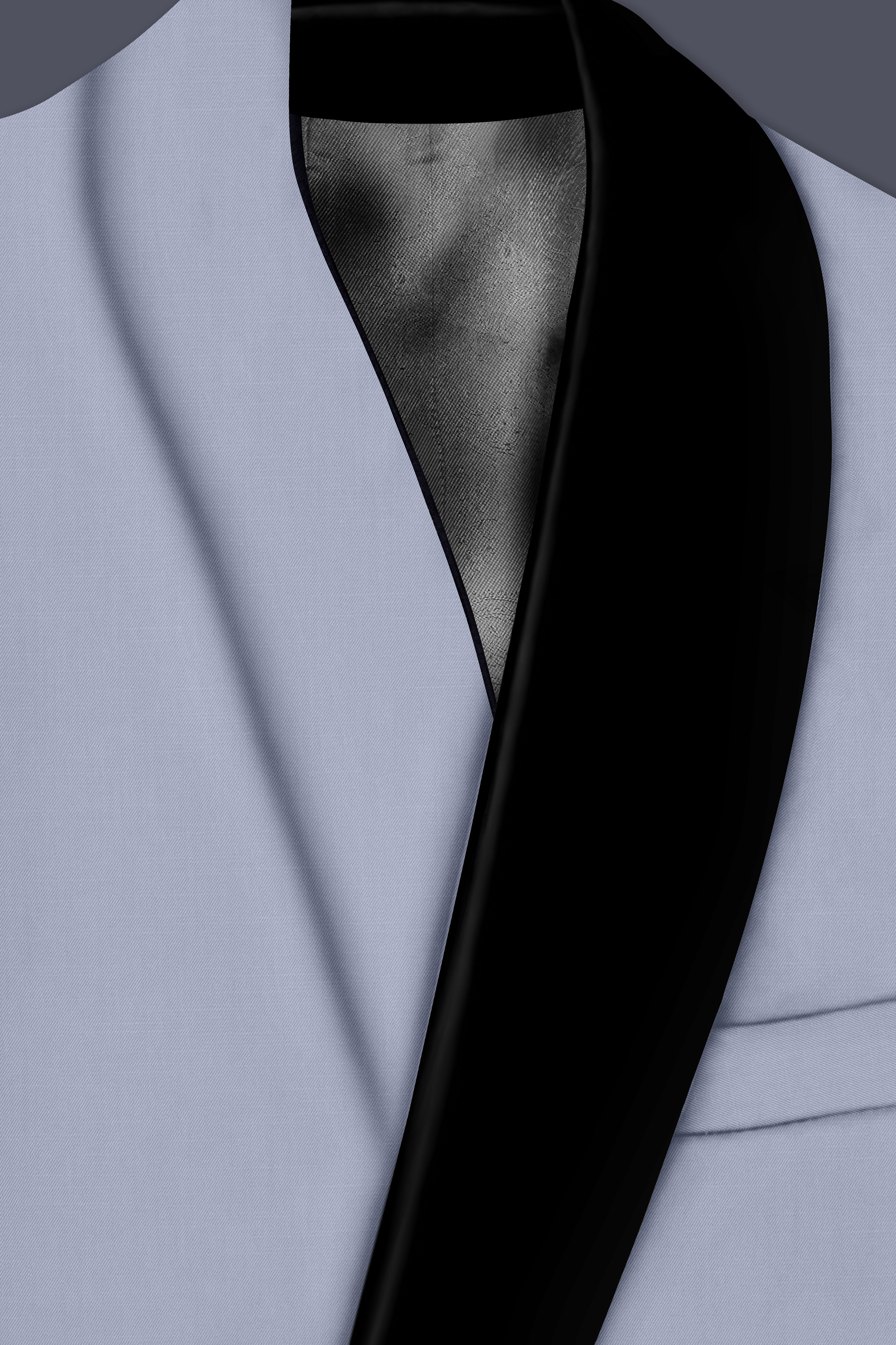 Silgrove-Loblolly Gray Wool Rich Stretchable Traveler Tuxedo Blazer