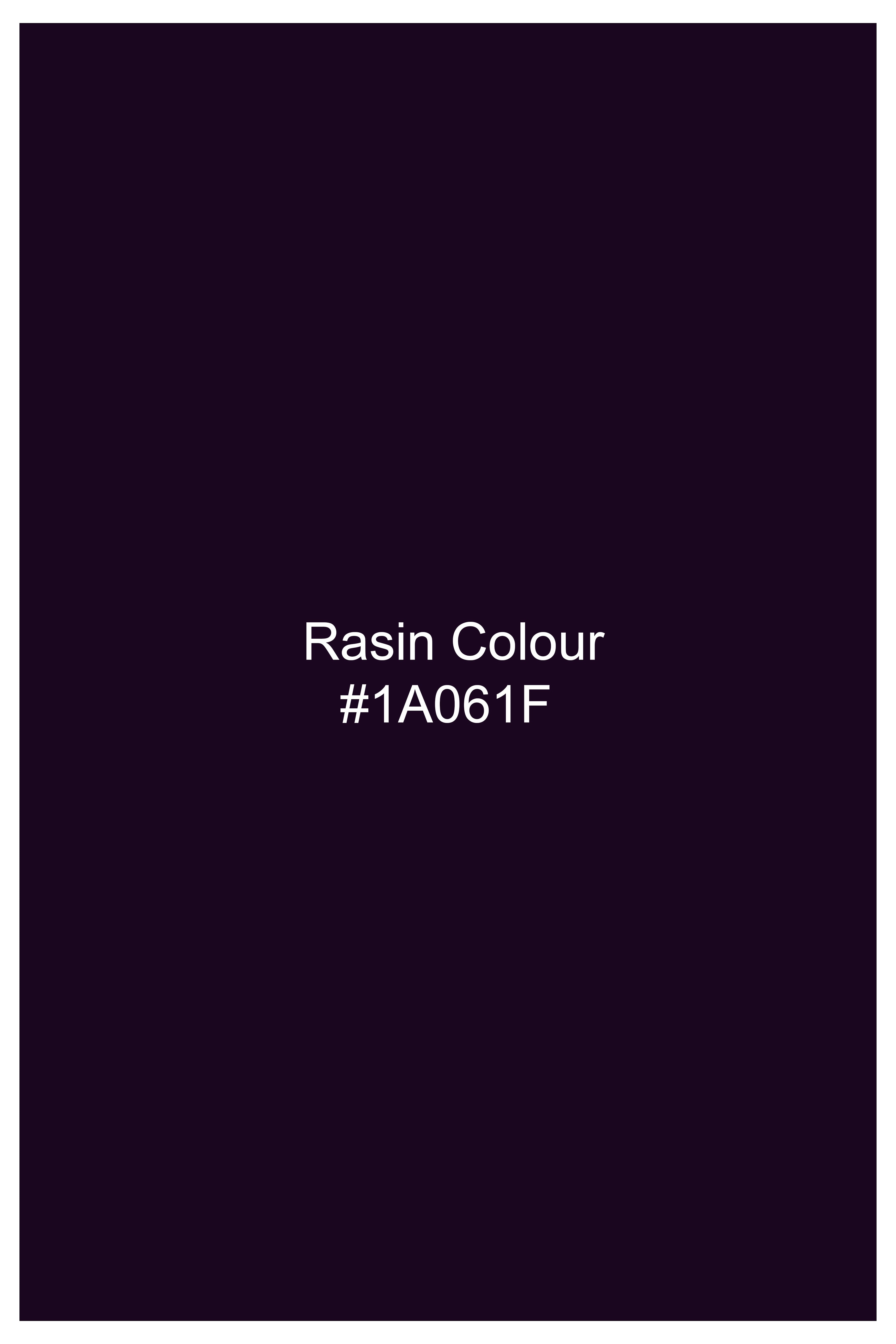 Purvella-Rasin Purple Velvet Peak Lapel Tuxedo Blazer