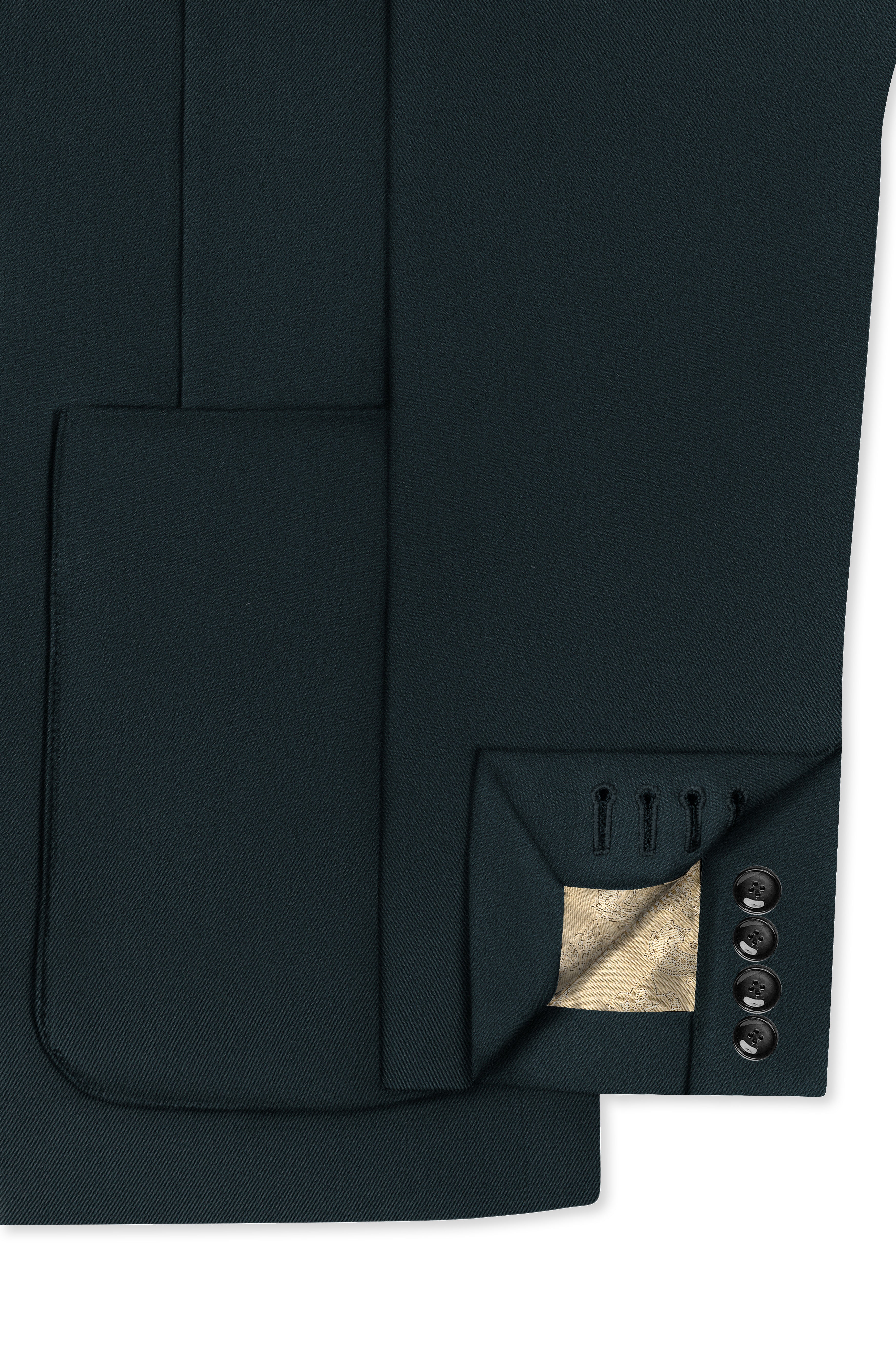 Virion-Aztec Green Premium Cotton Single Breasted Sports Blazer
