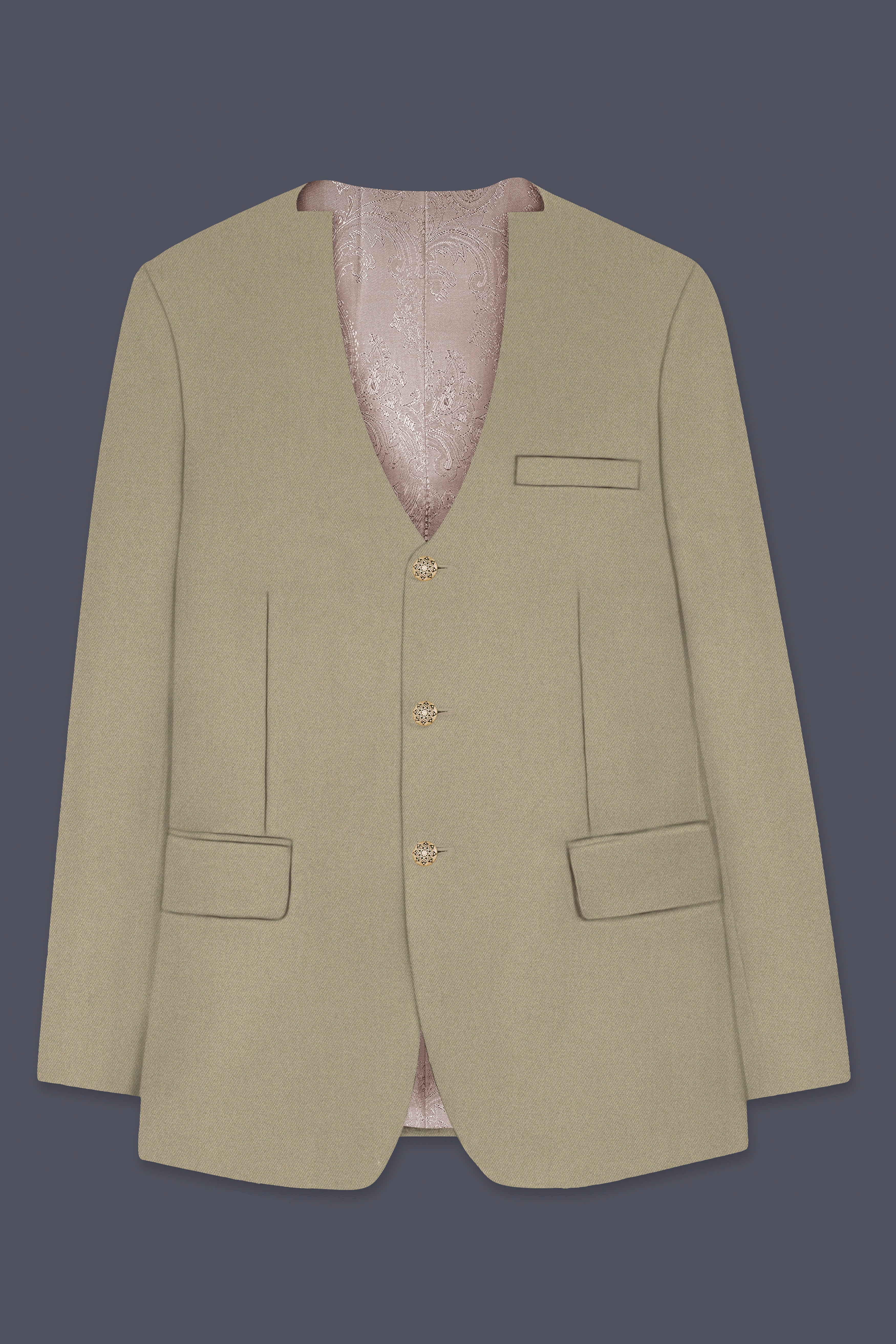 Arovian-Arrowtown Brown Wool Rich Designer Blazer
