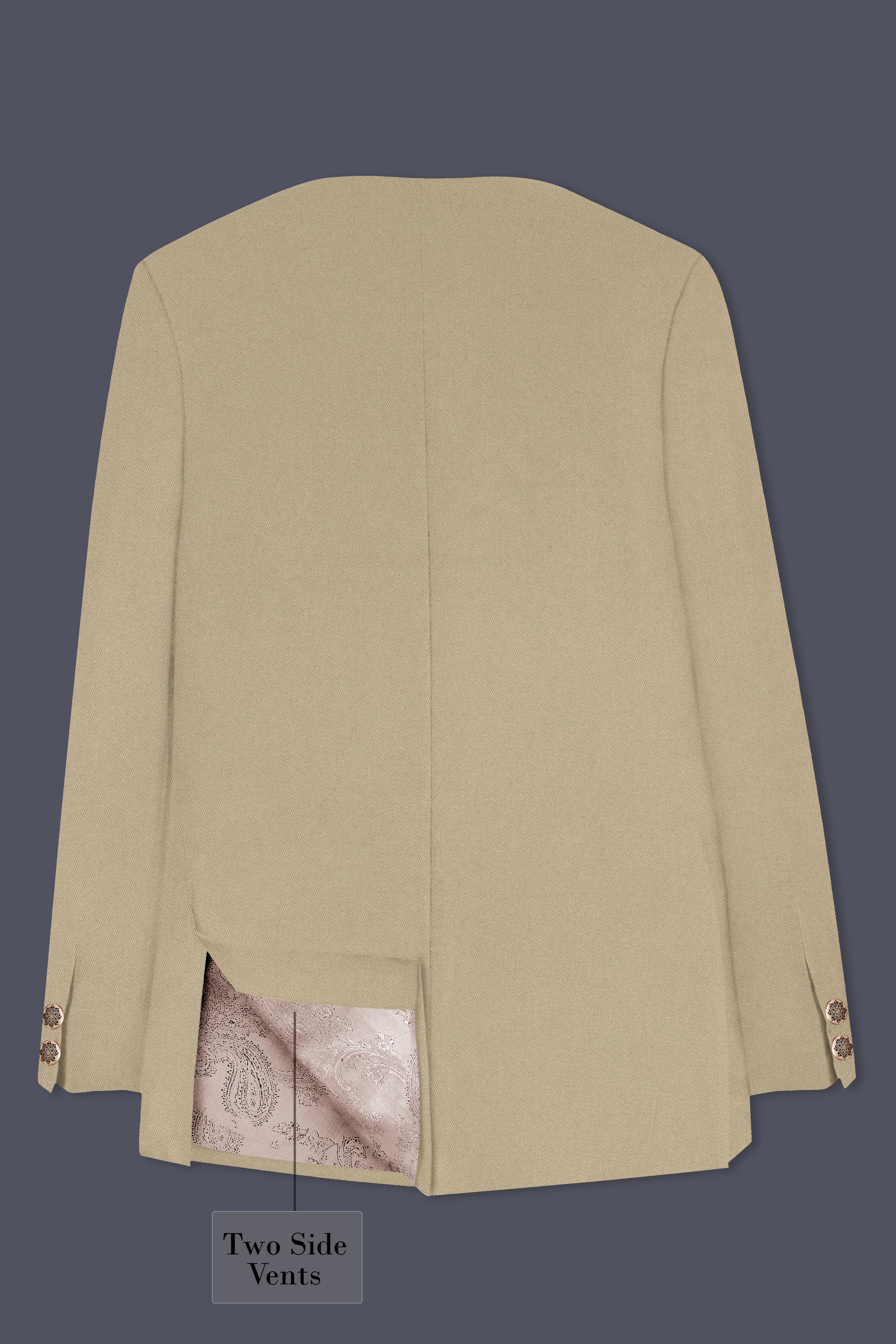 Arovian-Arrowtown Brown Wool Rich Designer Blazer