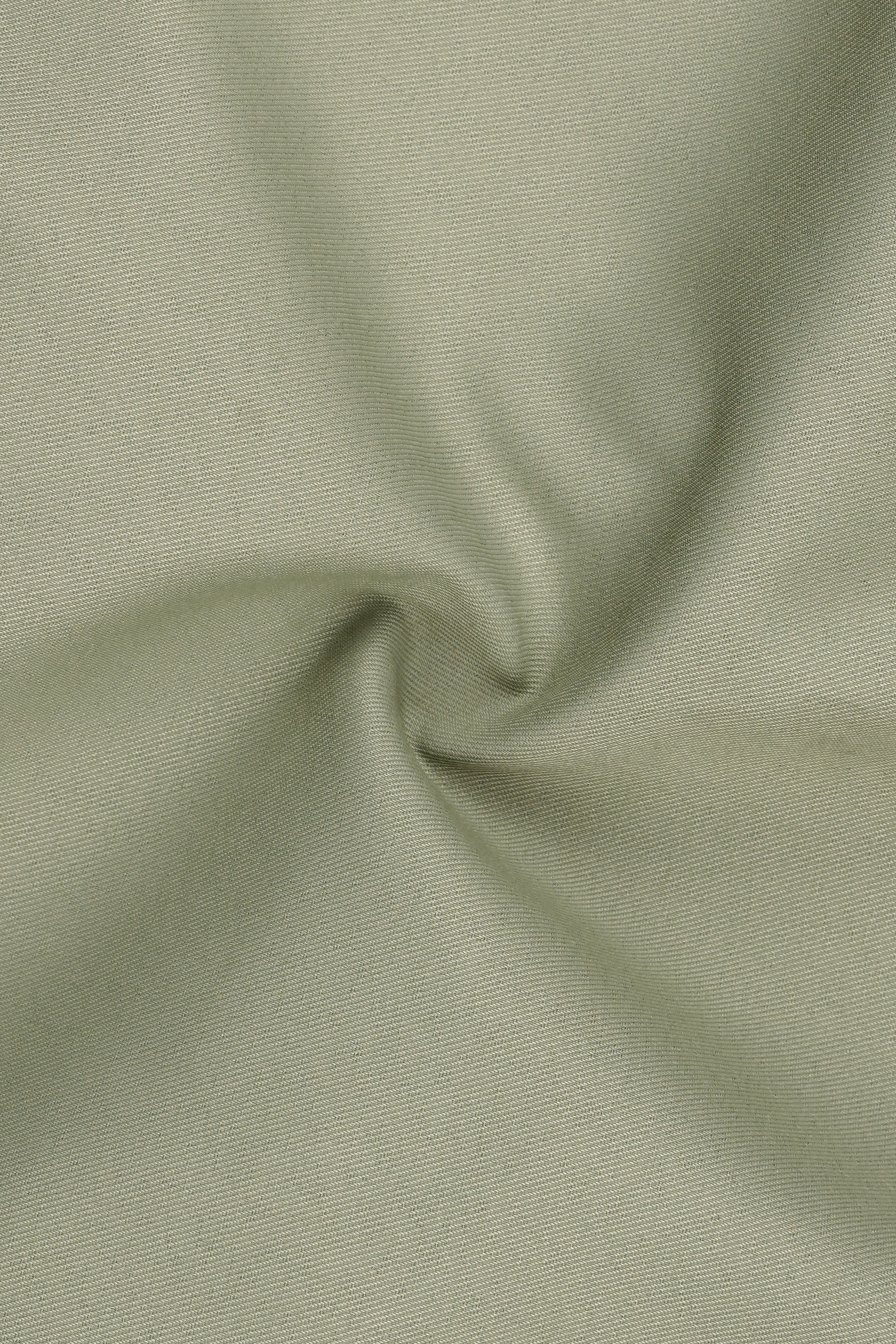Verdan-Sage Green Slight Stretch Subtle Sheen Poly-Viscose Double Breasted Blazer