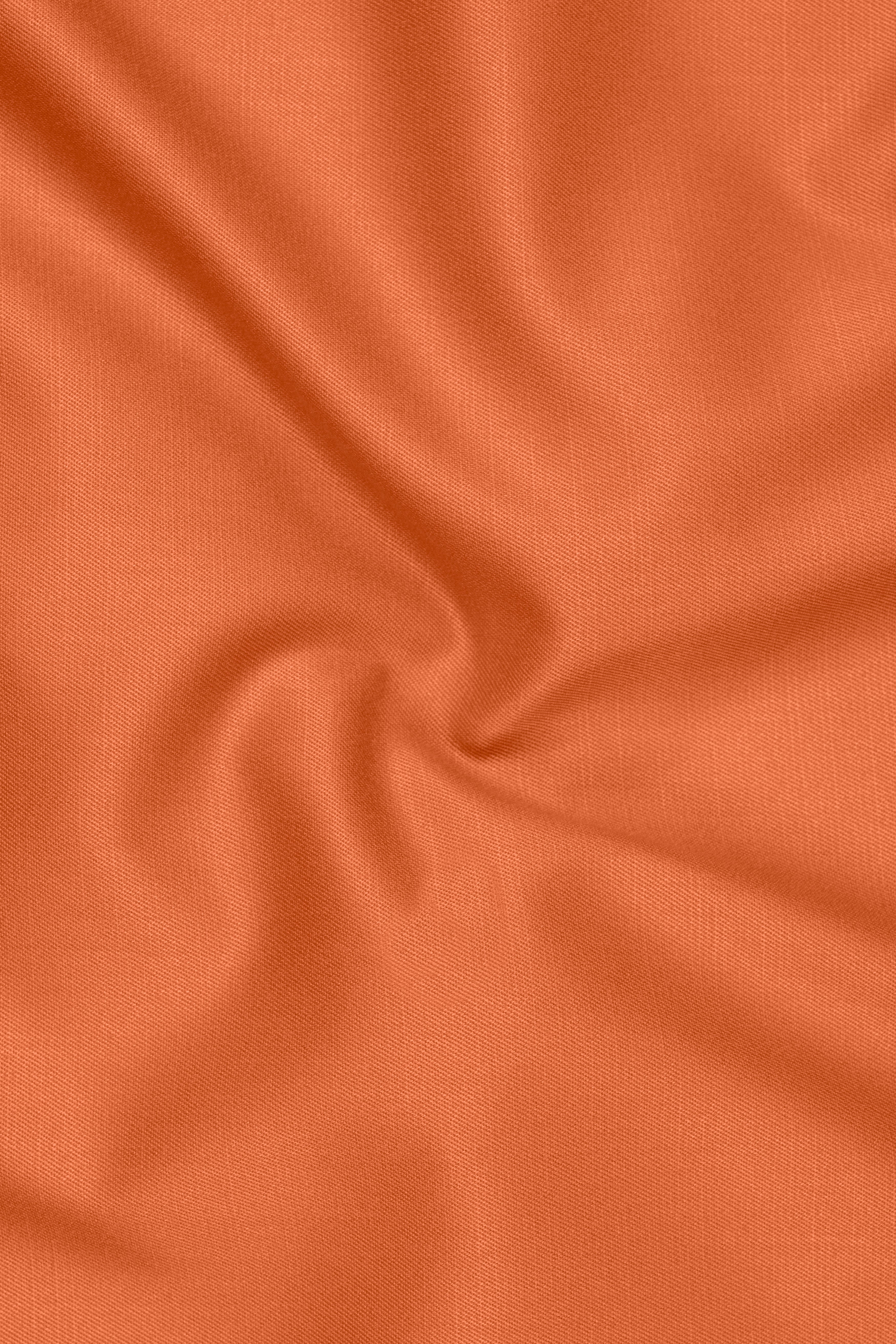 Prestige-Tuscany Orange Wool Rich Slight Stretch Single Breasted Blazer