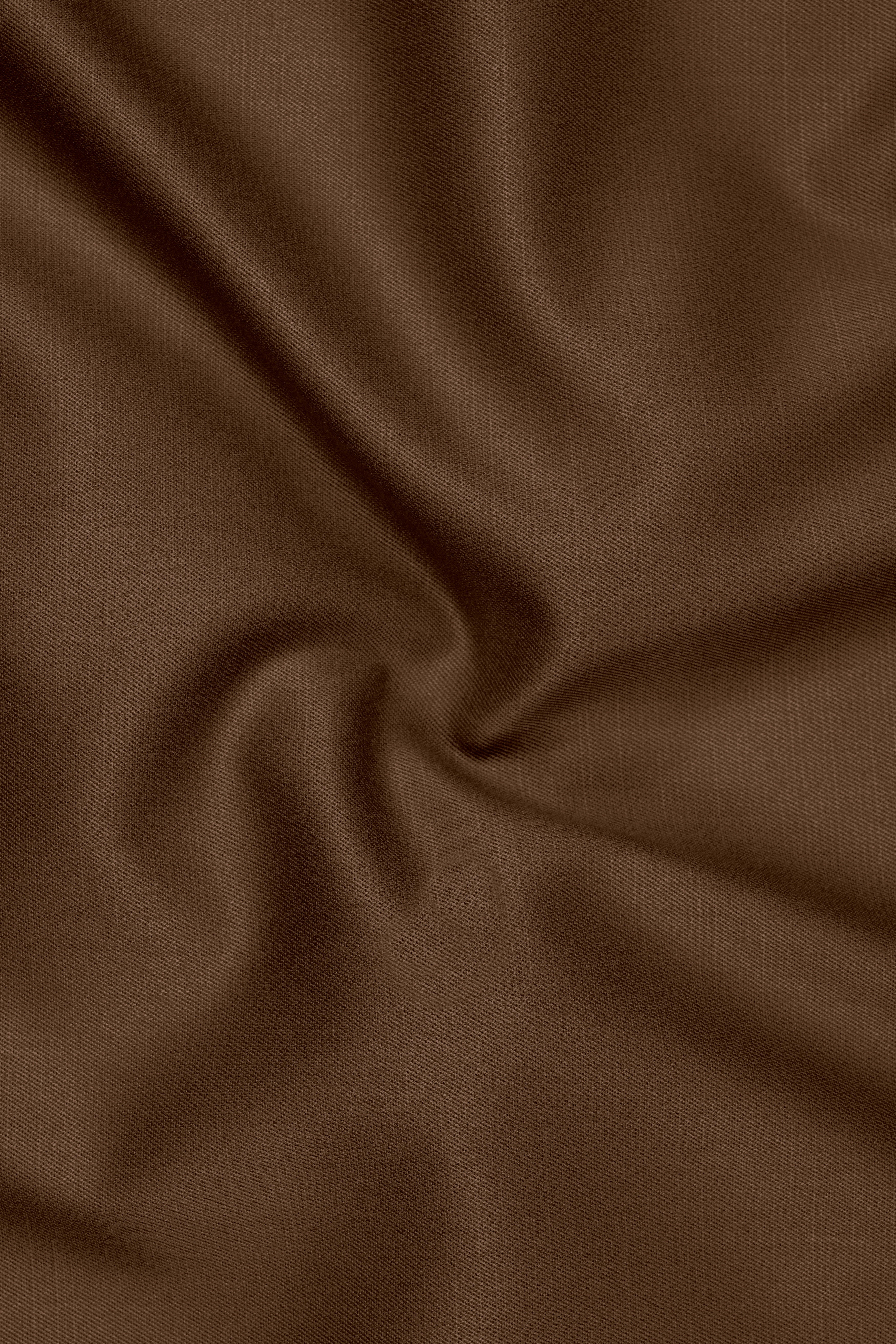 Havron-Derby Brown Wool Rich Slight Stretch Double Breasted Blazer